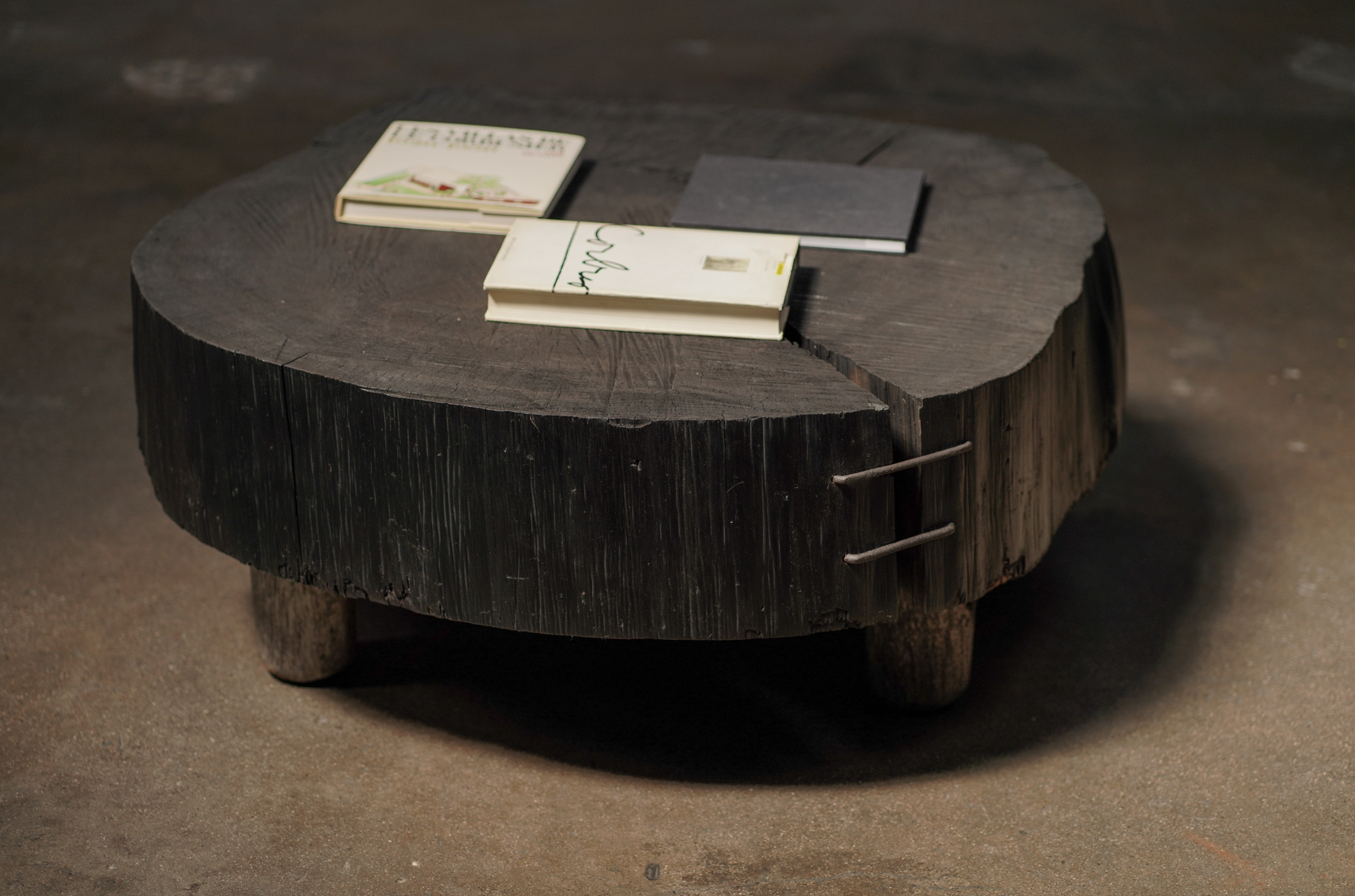 Massive Noir Slab Coffee Table