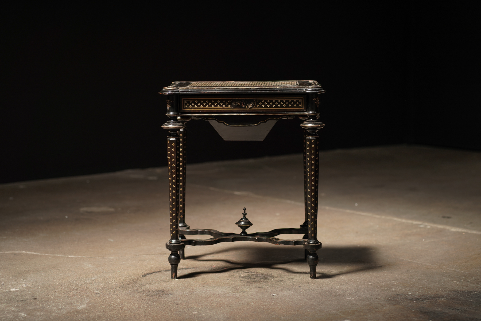 Mother of Pearl Inlay Side Table