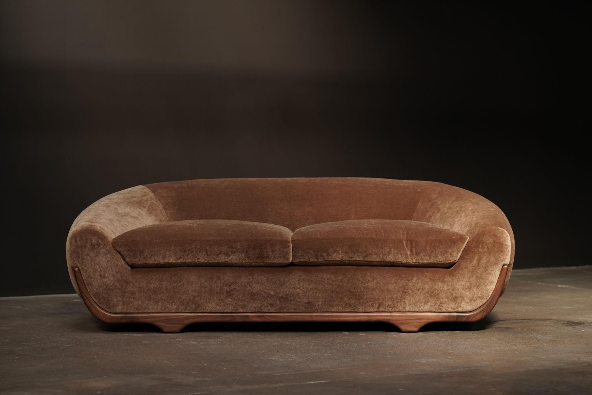Stratus Sofa 96, Mohair, by Studio Balestra