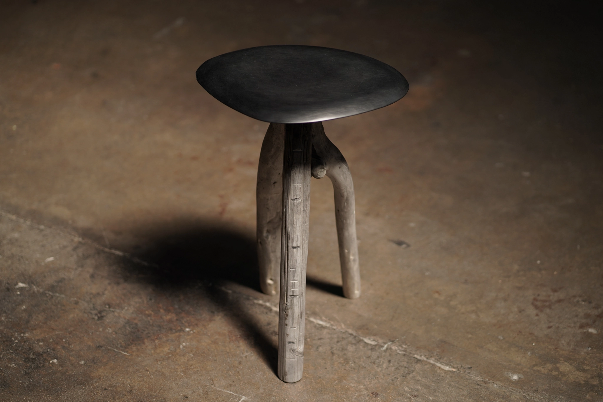 Three Leg Cashew Side Table