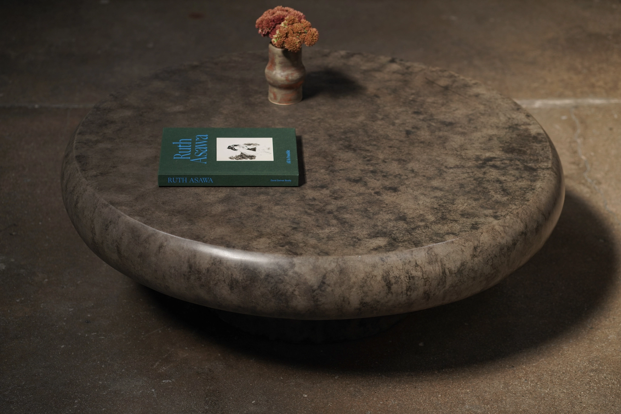 Bronze Round Coffee Table By Studio Balestra 