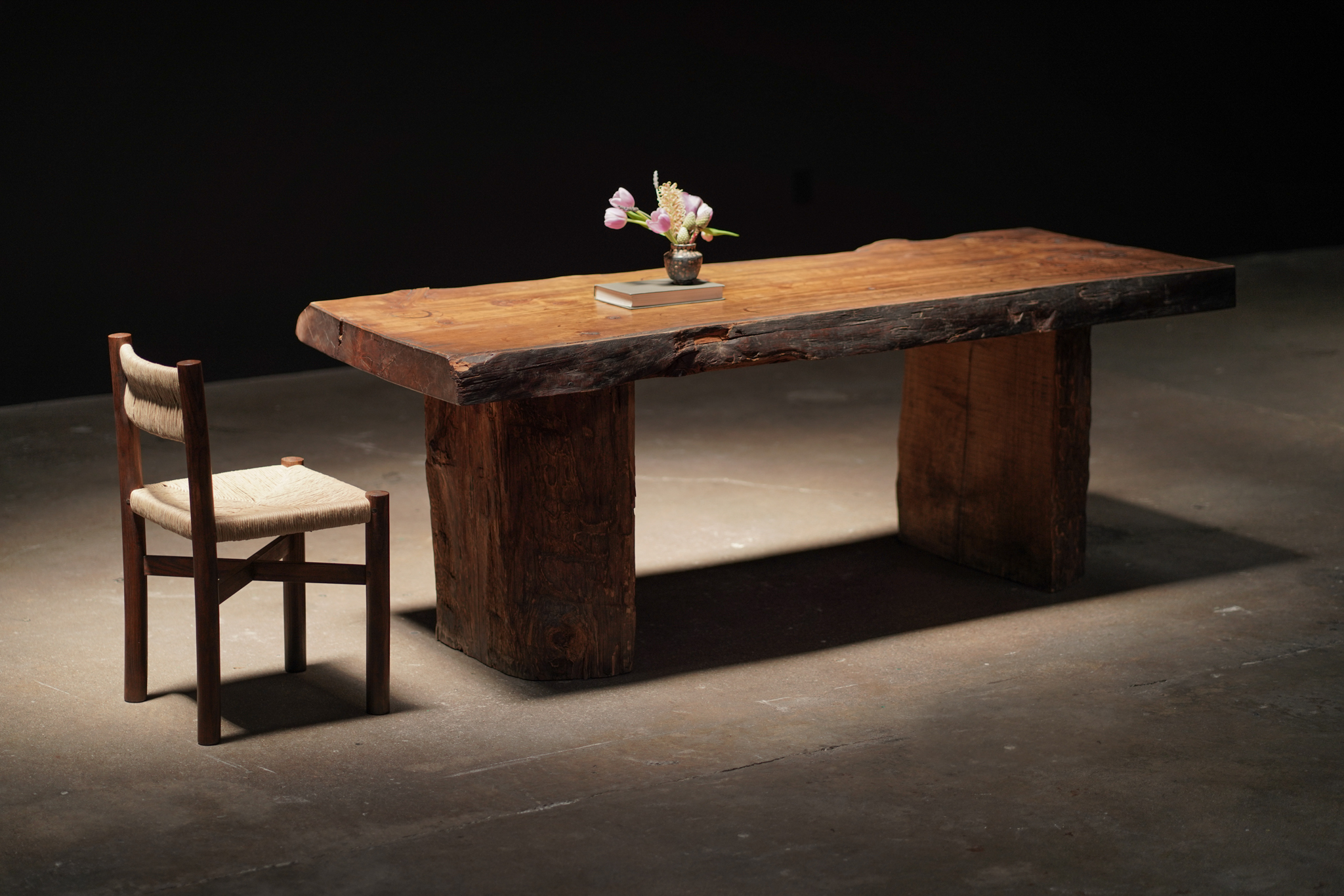 Cedar Slab Console, Japan