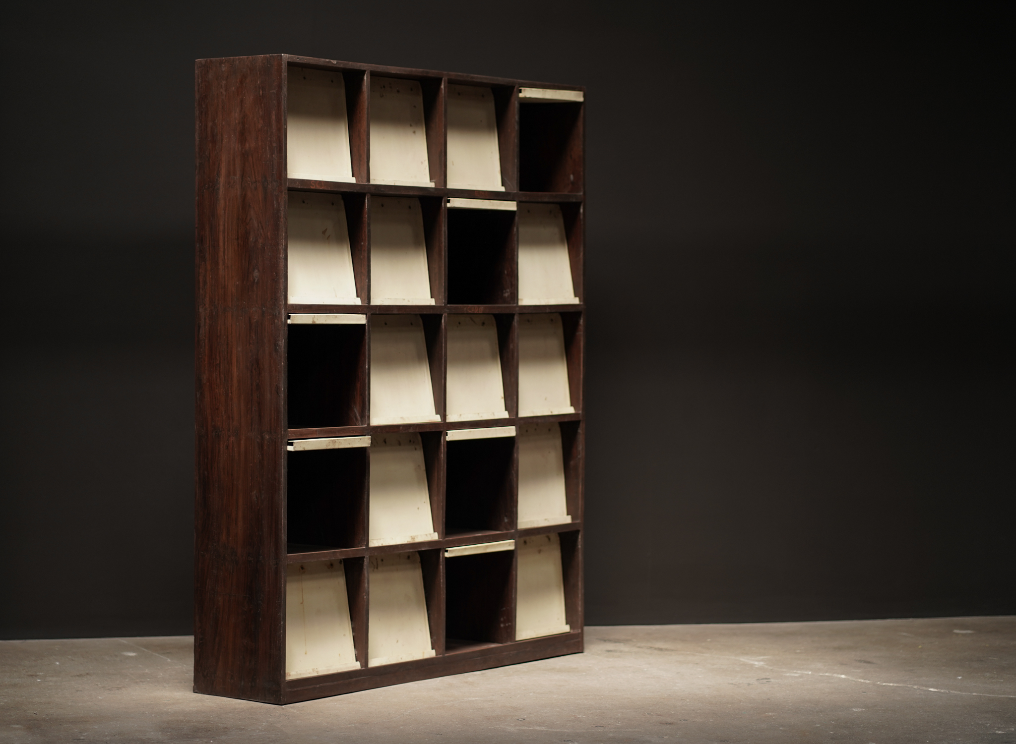 Pierre Jeanneret Magazine Rack, 20 holes