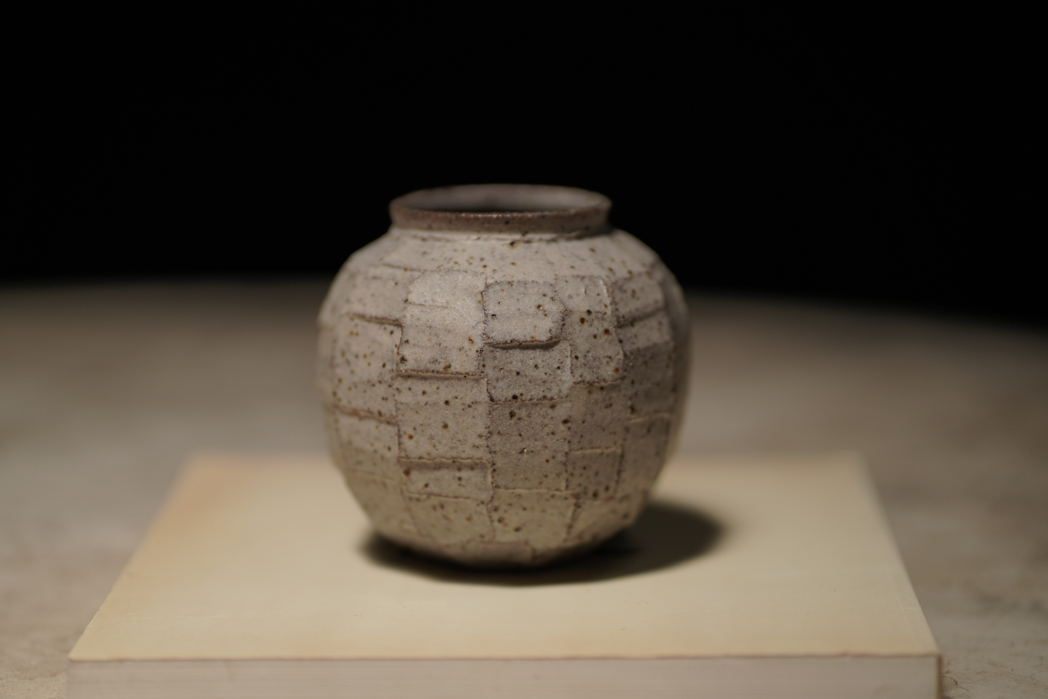 Petite Textured Vase, Ivory