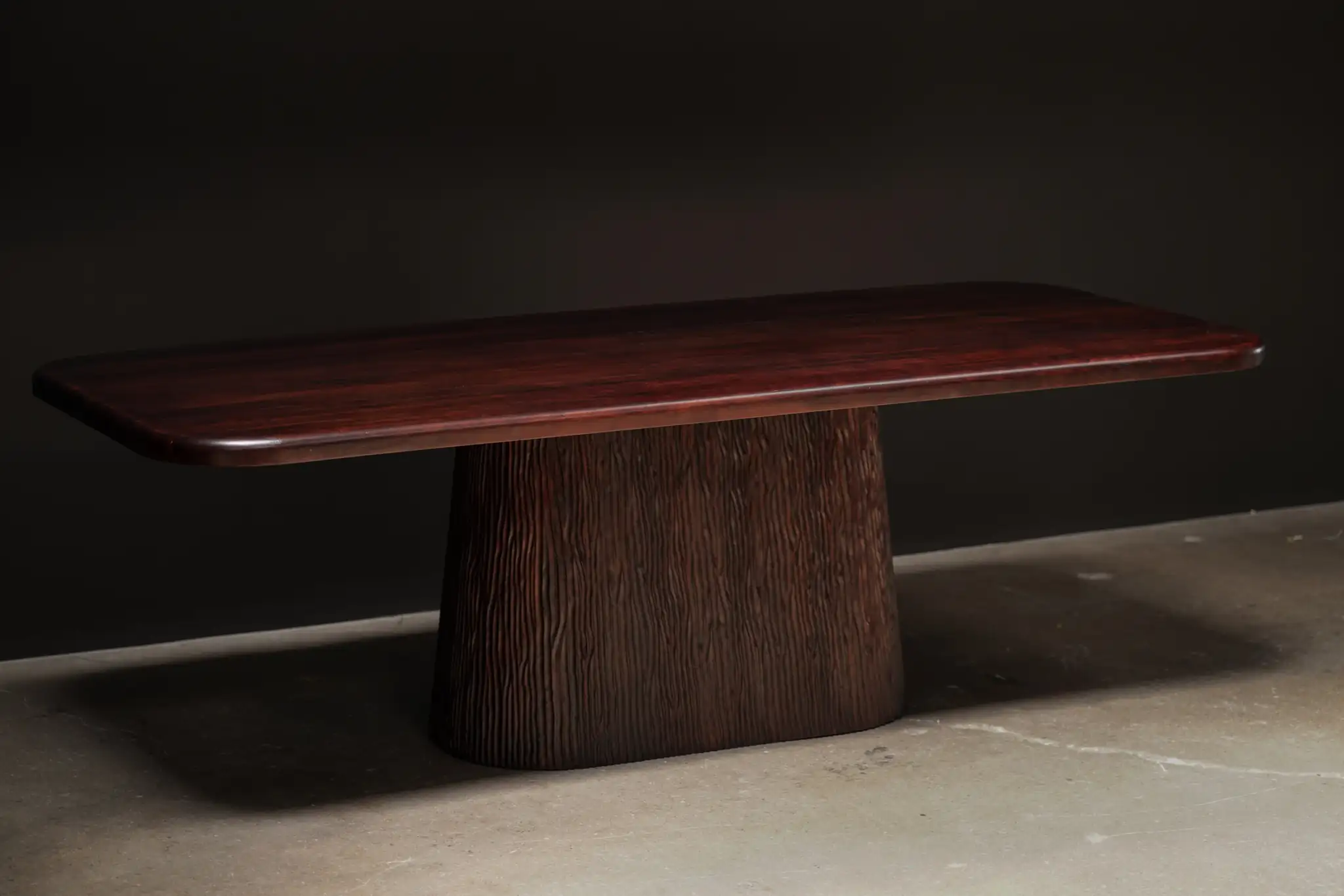 Chiselled Base Dining Table 