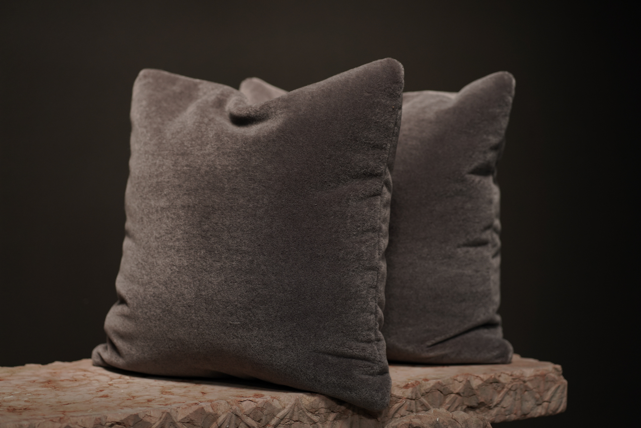 Mohair Pillow, Cement