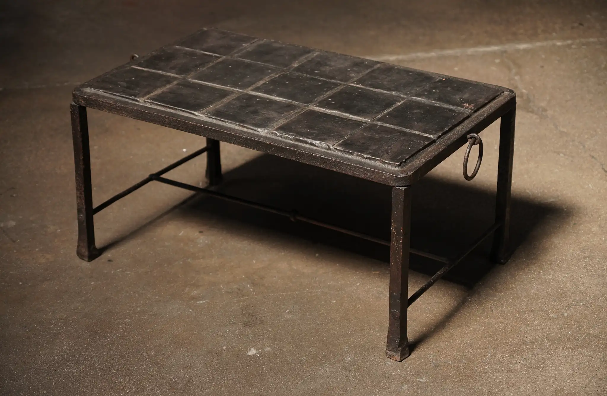 Slate and Iron Table
