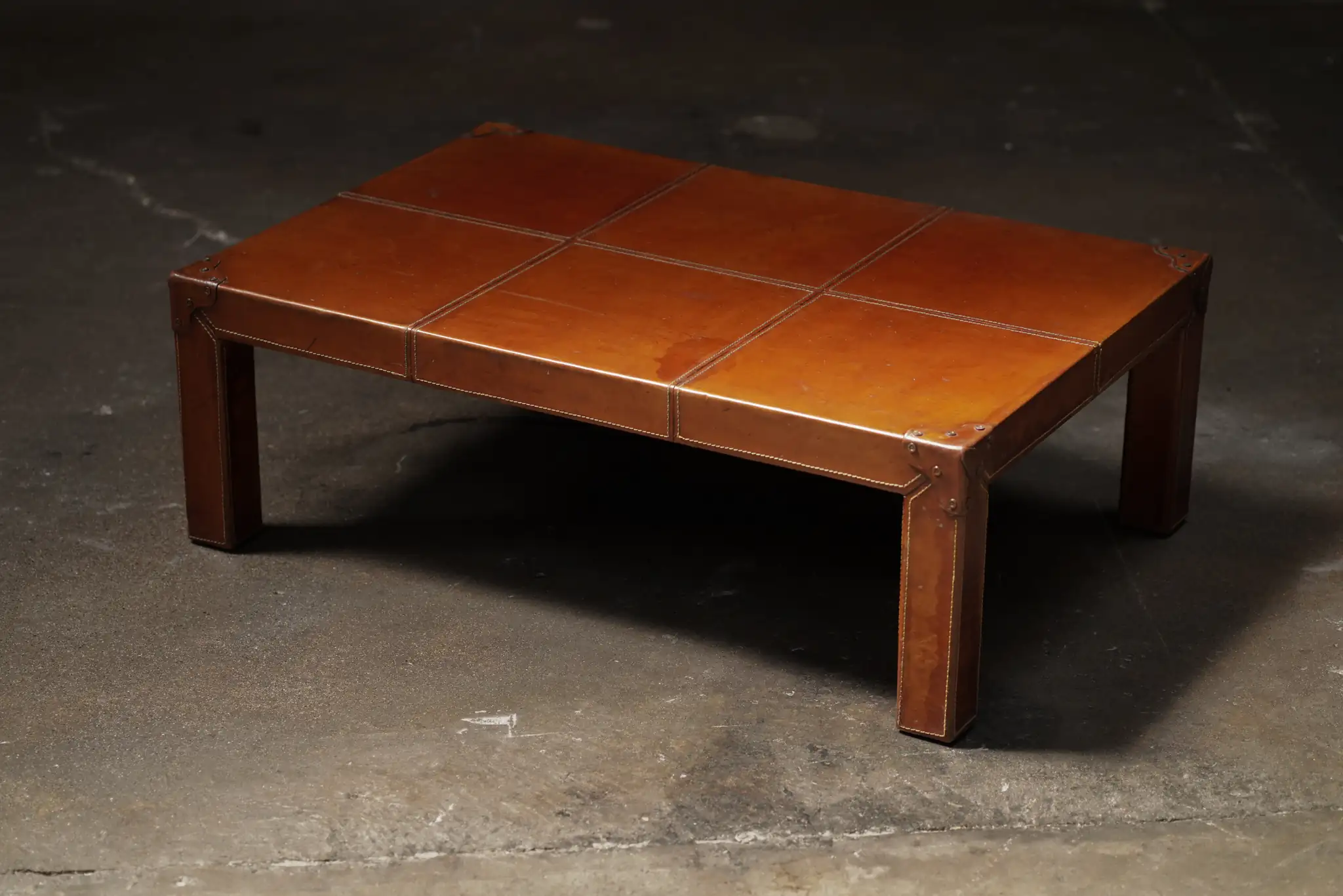 Leather Coffee Table