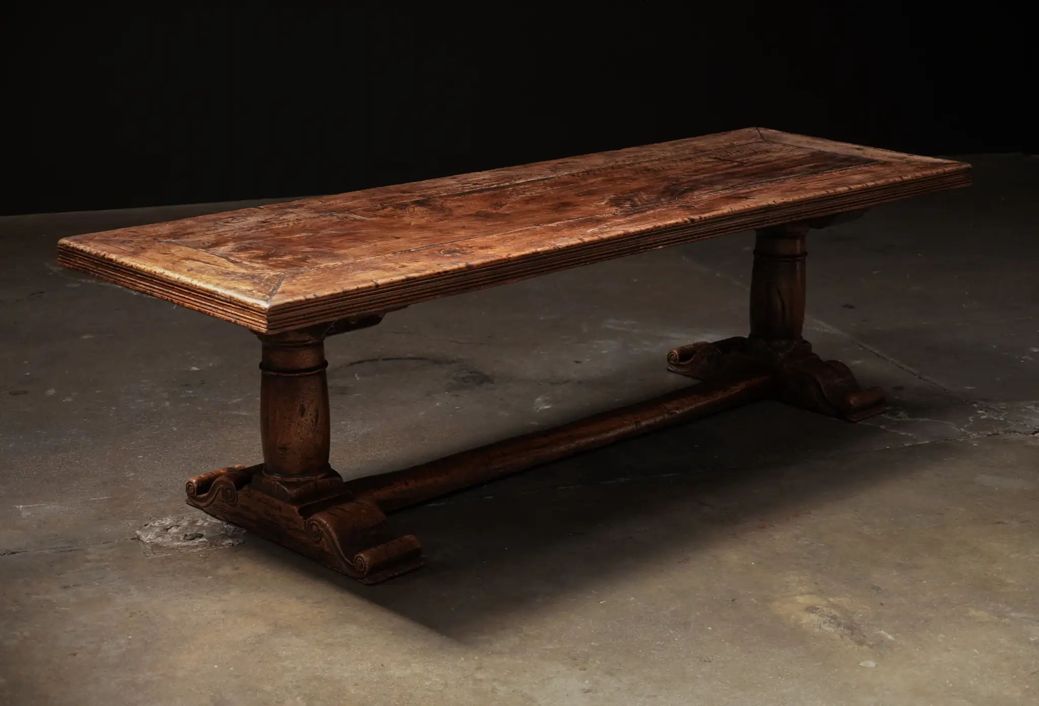 Carved Balustrade Base Table 