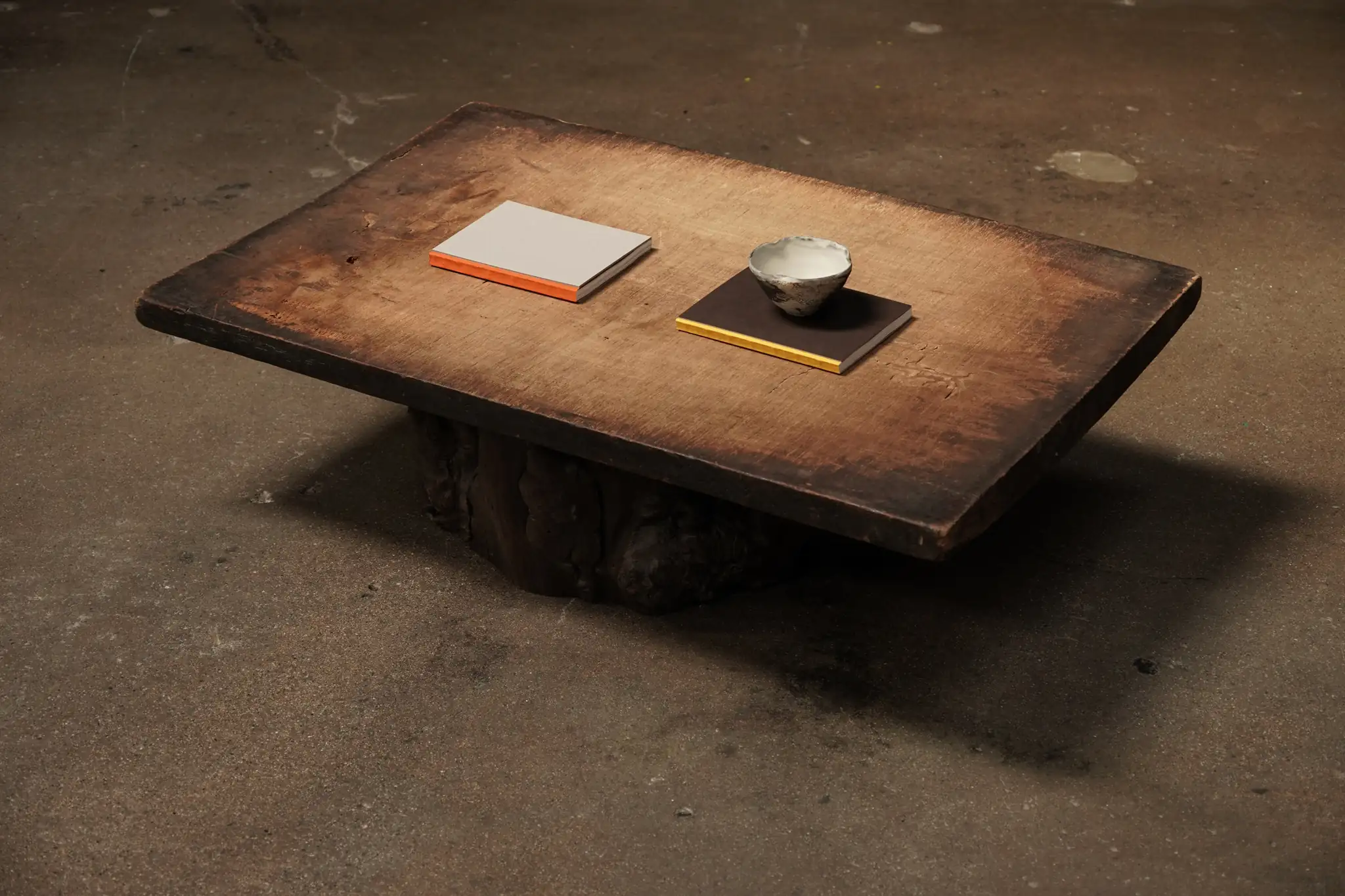 Plank Stump Base Coffee Table