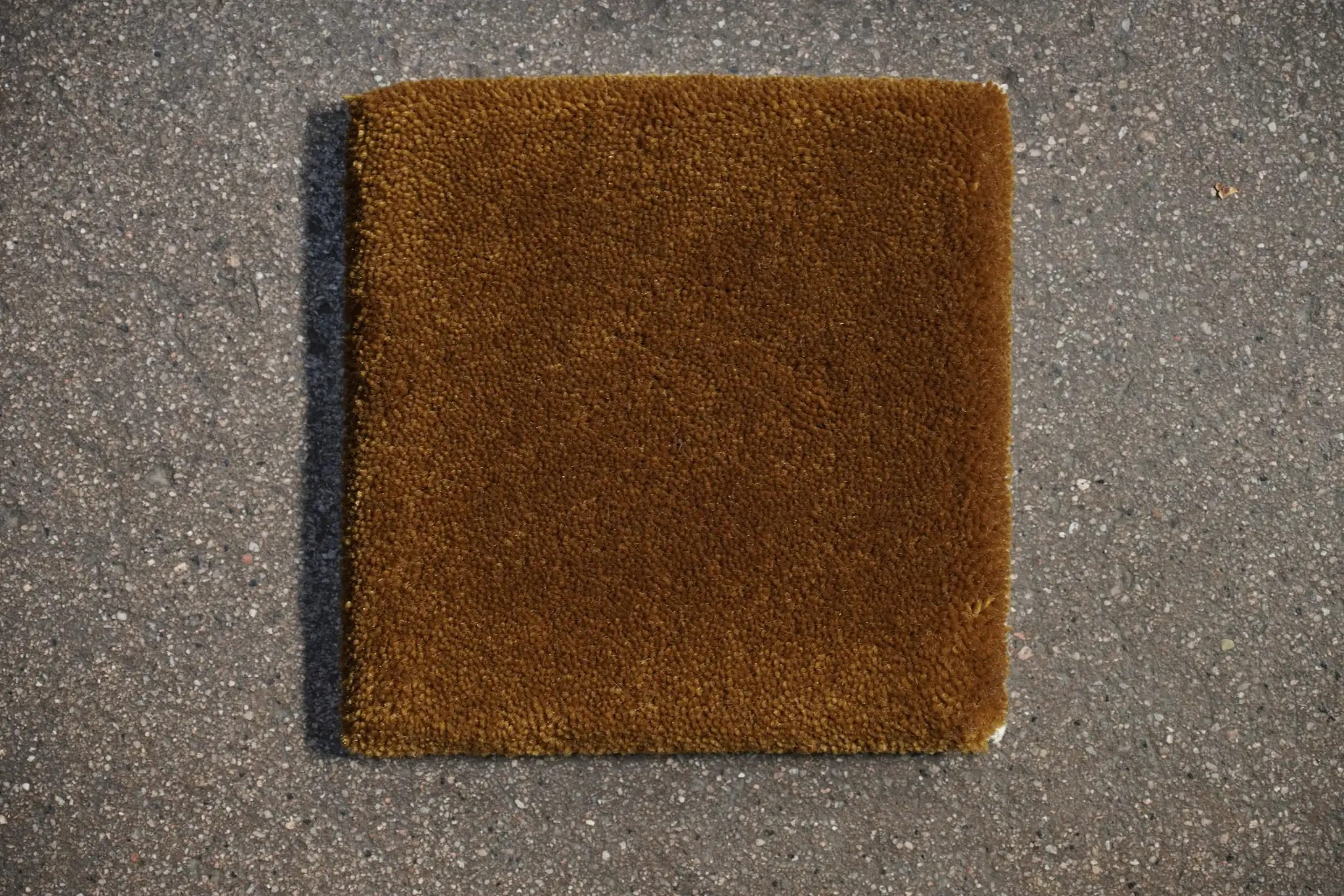 New Zealand Wool Rug, Mustard