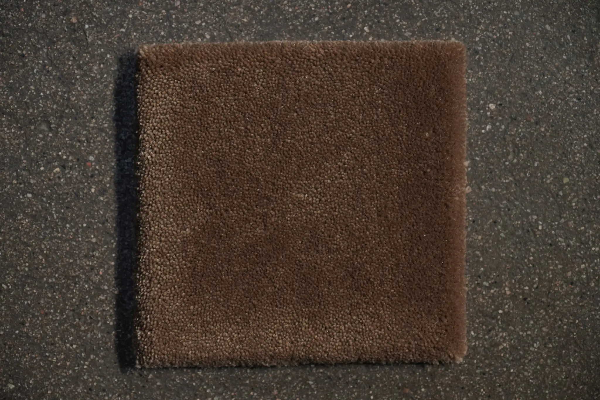New Zealand Wool Rug, Dark Fawn