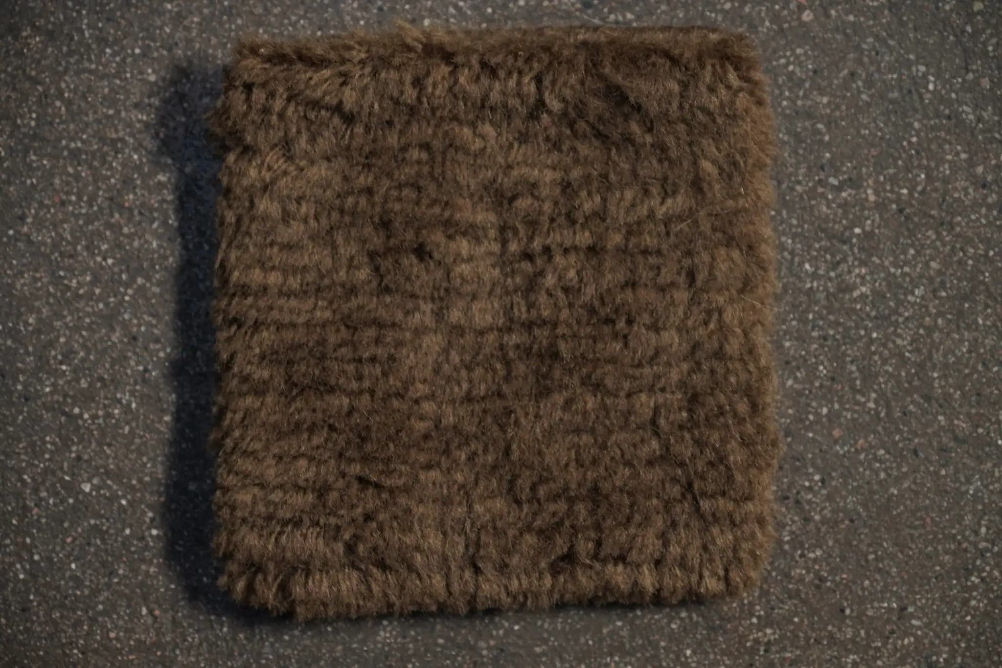 Merino Alpaca Blend Rug, Rich Umber