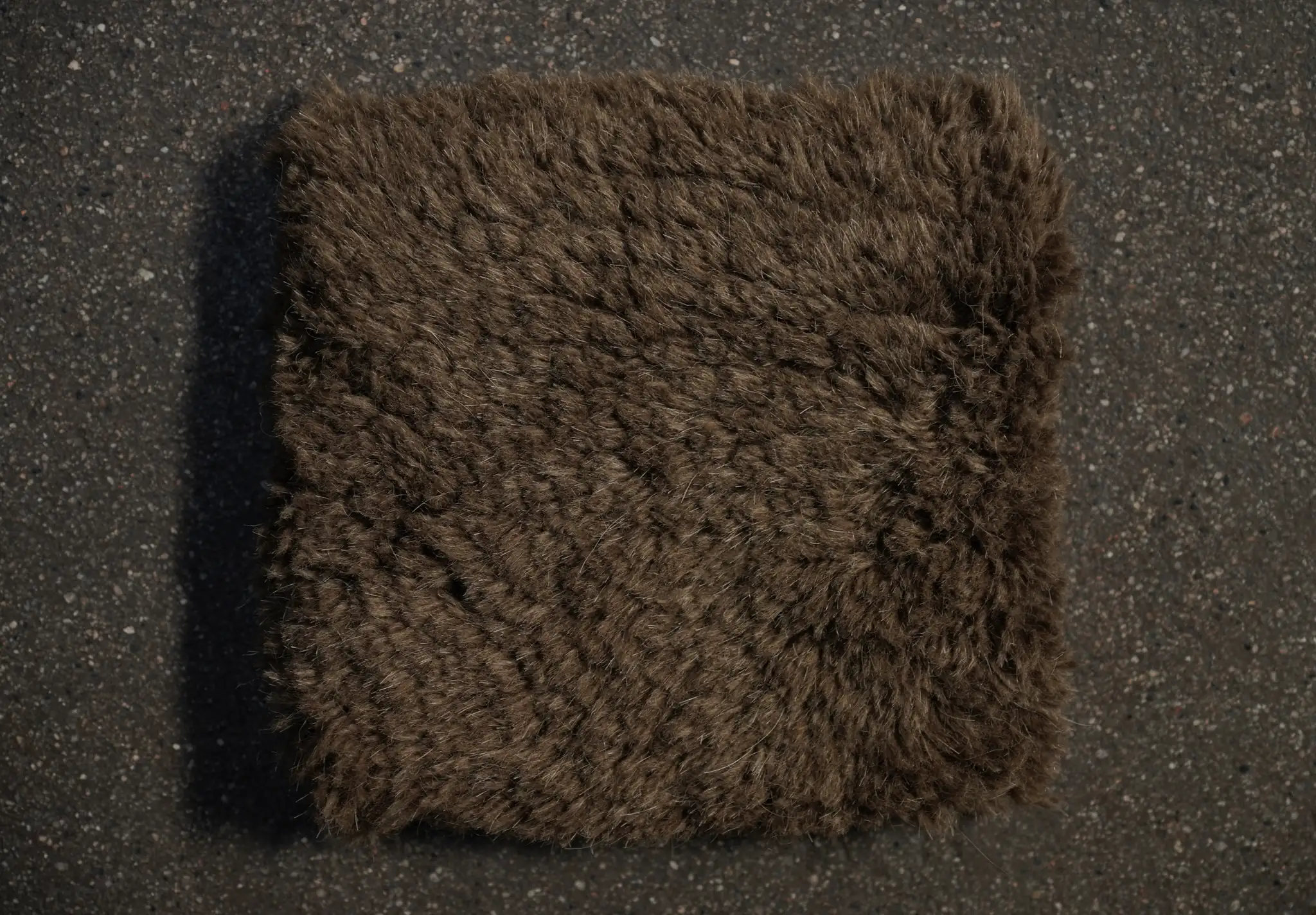 Alpaca Shag Rug, Rich Umber