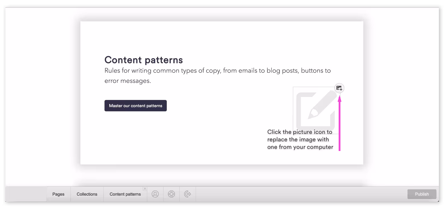 how to replace images