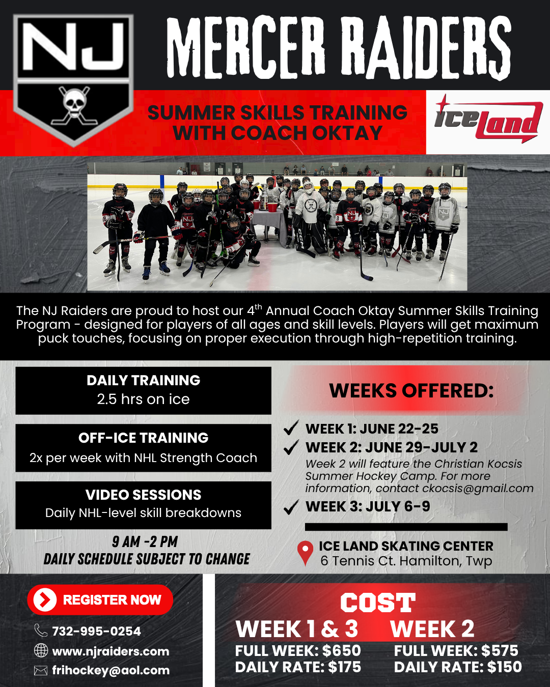 Mercer Raiders Summer Skills