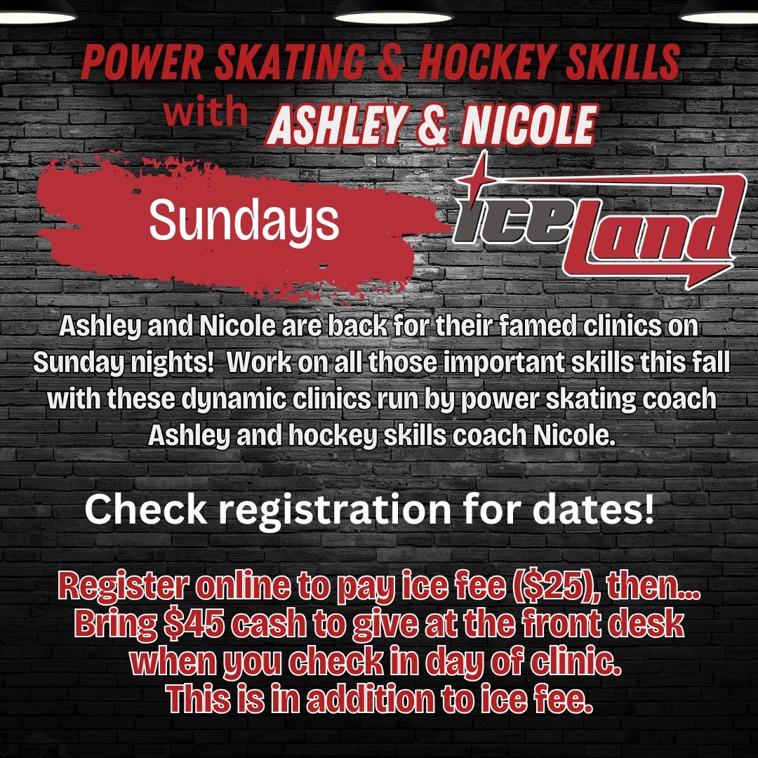 Ashley and Nicole Power Skating and Skills