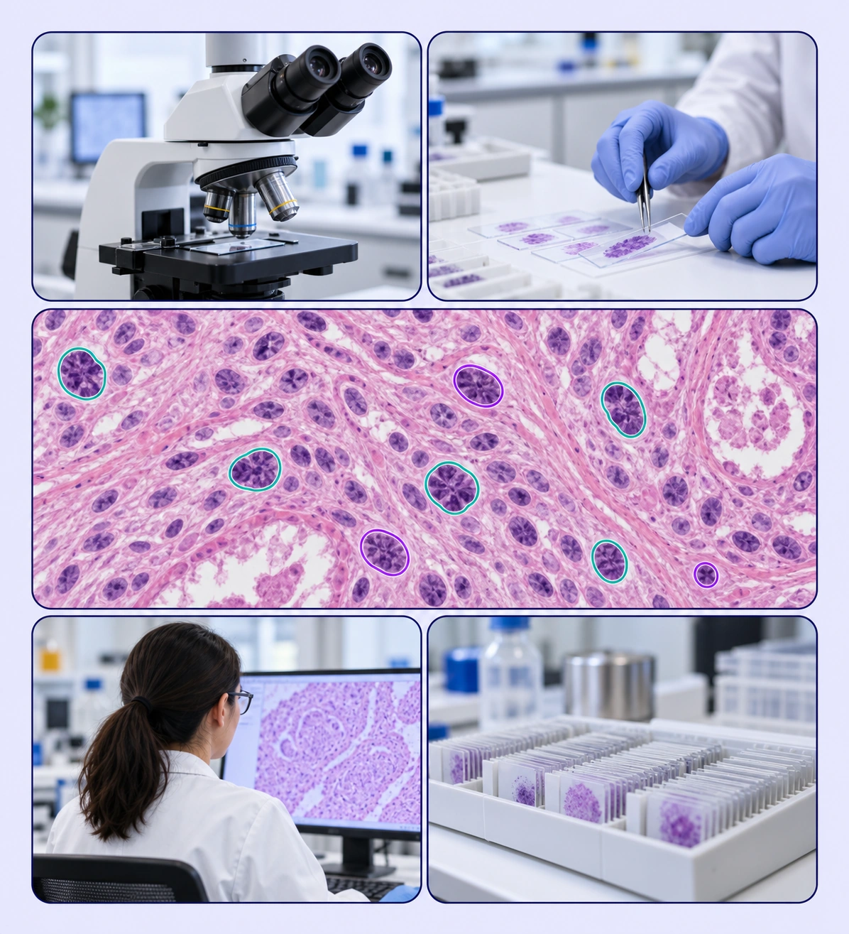 Cell & Nuclei Analysis example with source-data annotations and contextual photographs. Cell & Nuclei Analysis example with source-data annotations and contextual photographs.