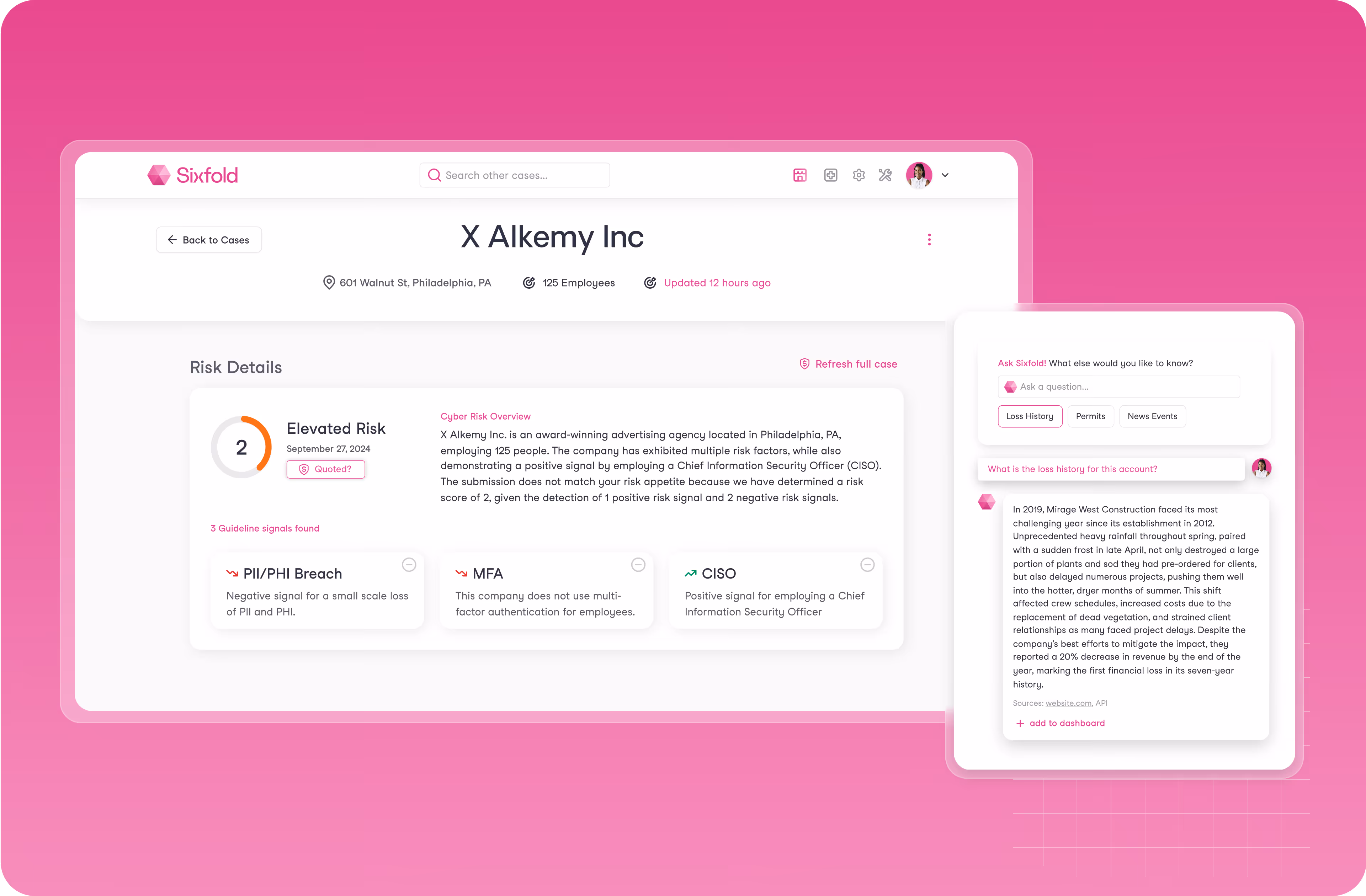 Live Demo: Sixfold's Cyber Risk Solution