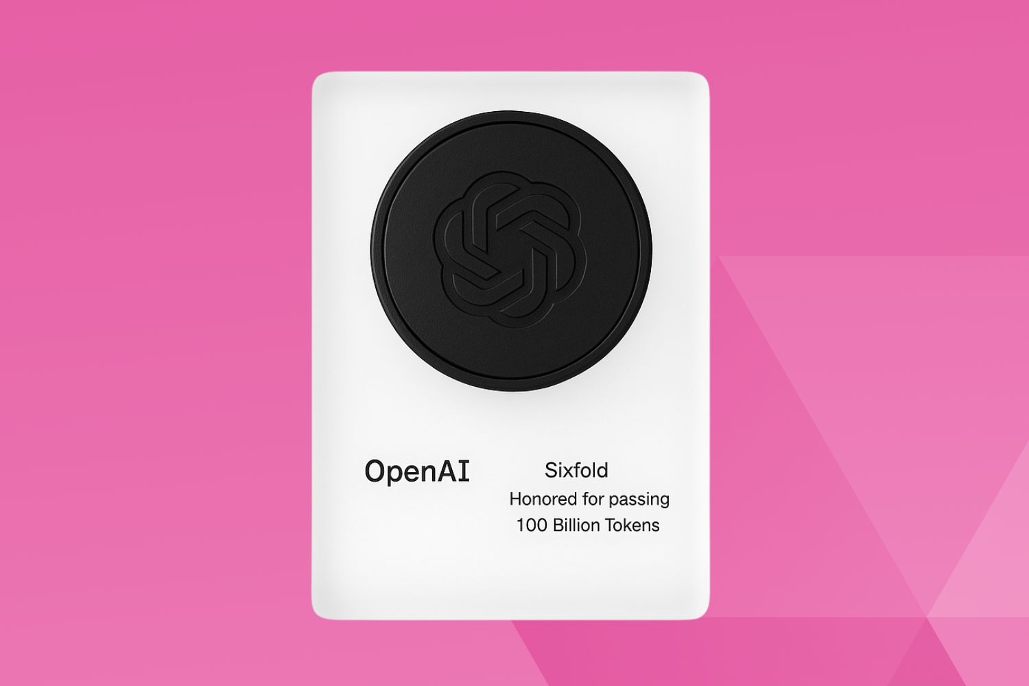 Sixfold's 100 Billion Token Milestone