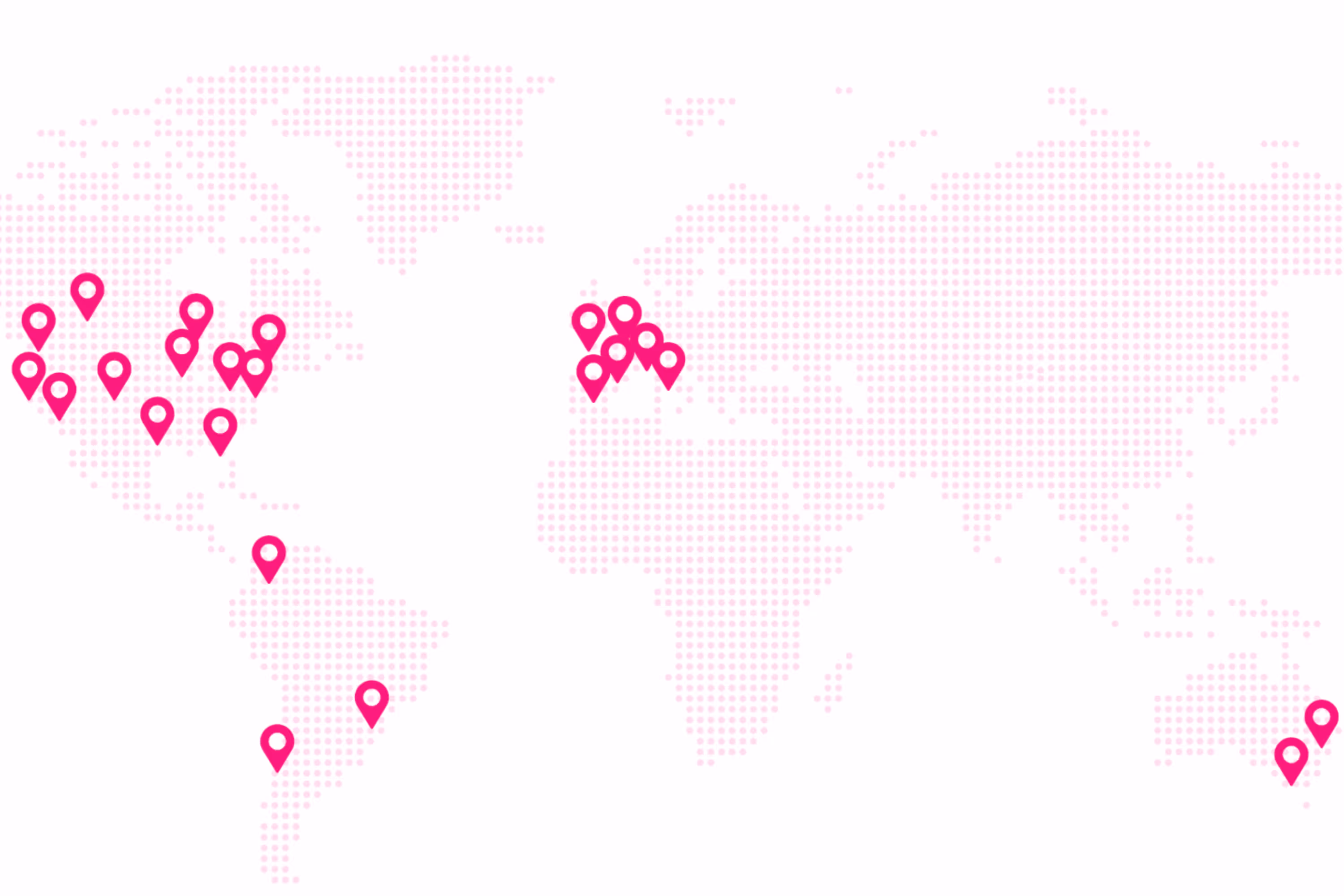 Sixfold map of global insurance customers