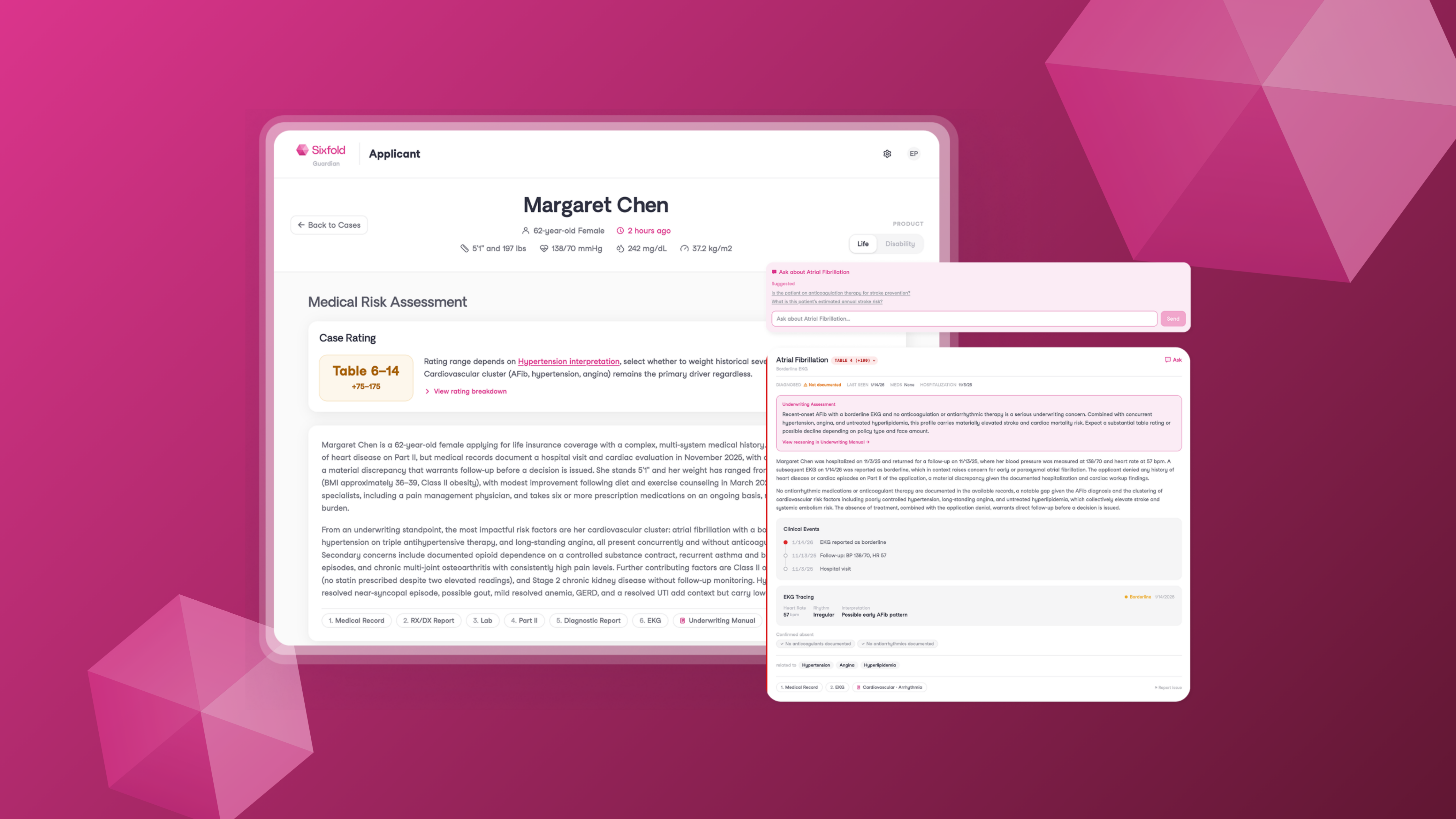 Live Demo: AI Underwriter for Life & Health