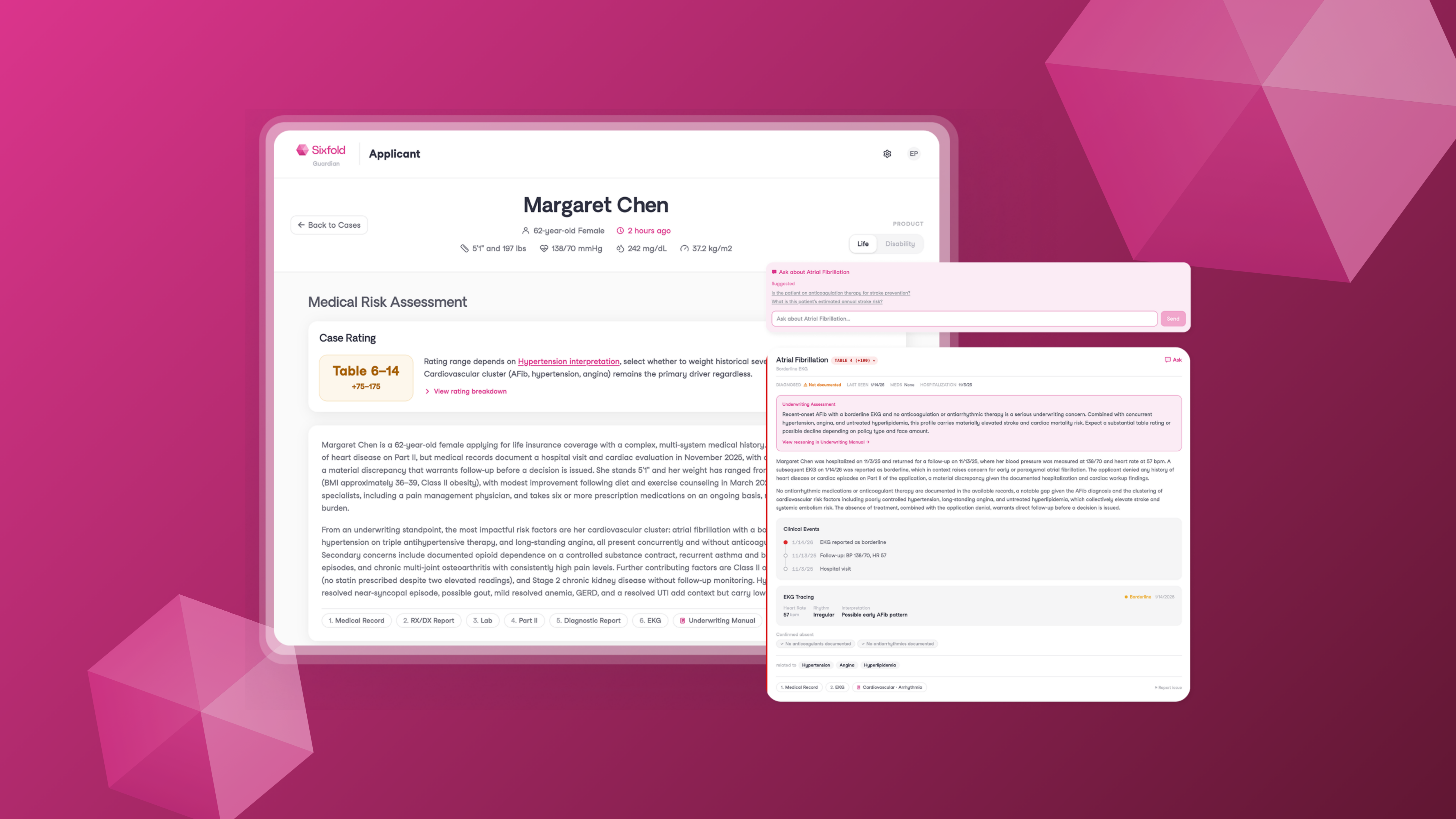 Live Demo: AI Underwriter for Life & Health