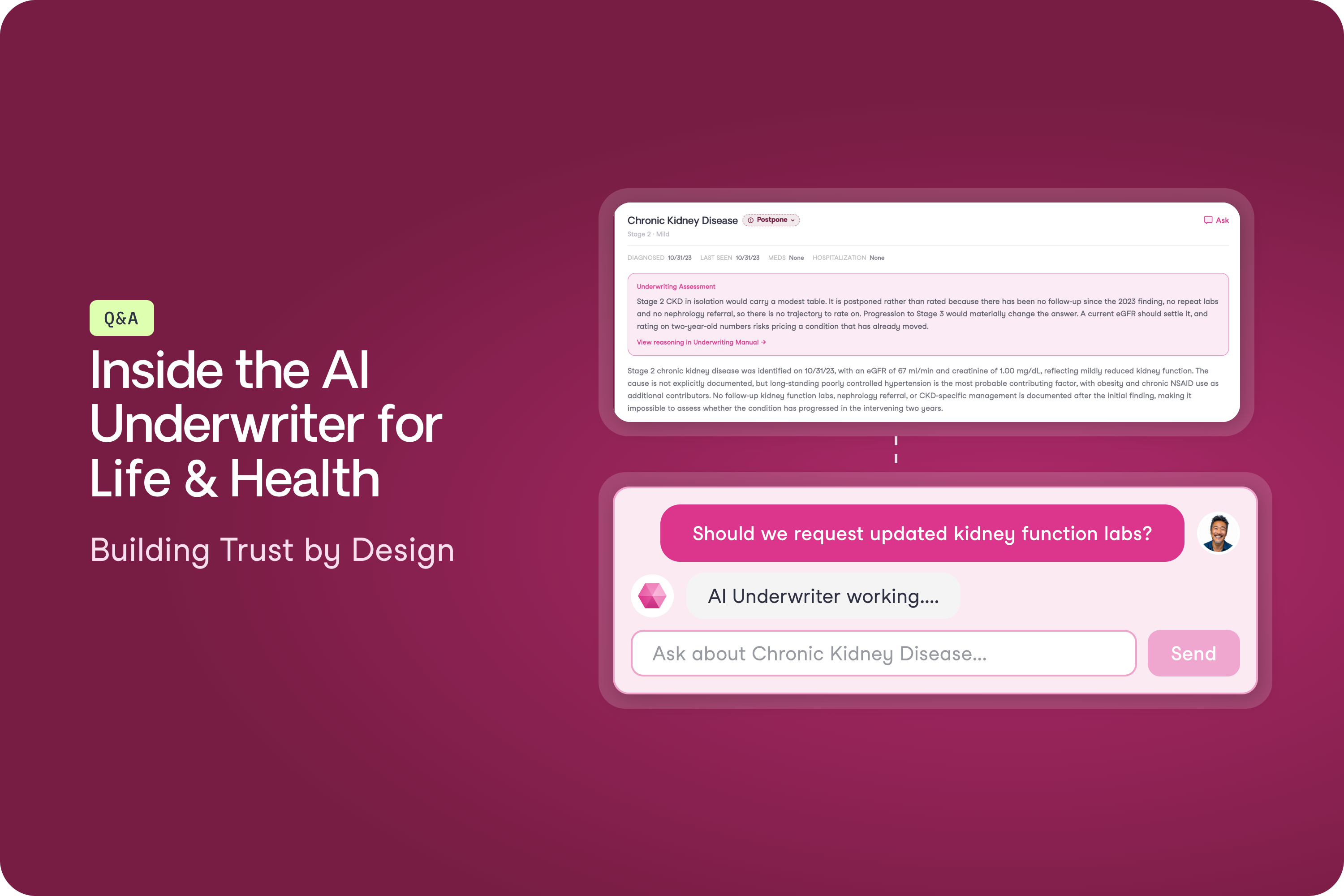 Building Trust by Design: Behind the AI Underwriter for L&H