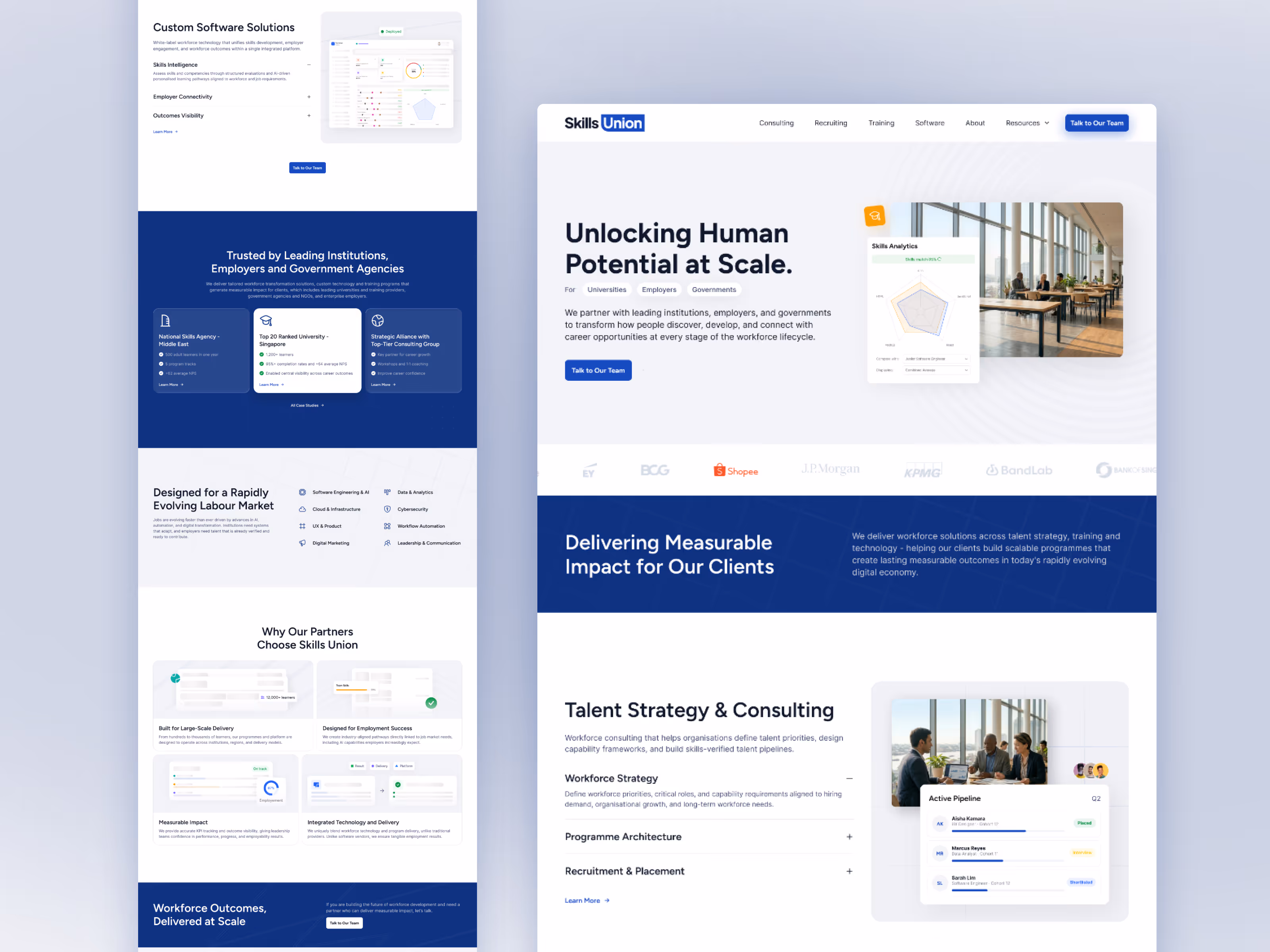 Miza Capital korporativni web sajt prikaz