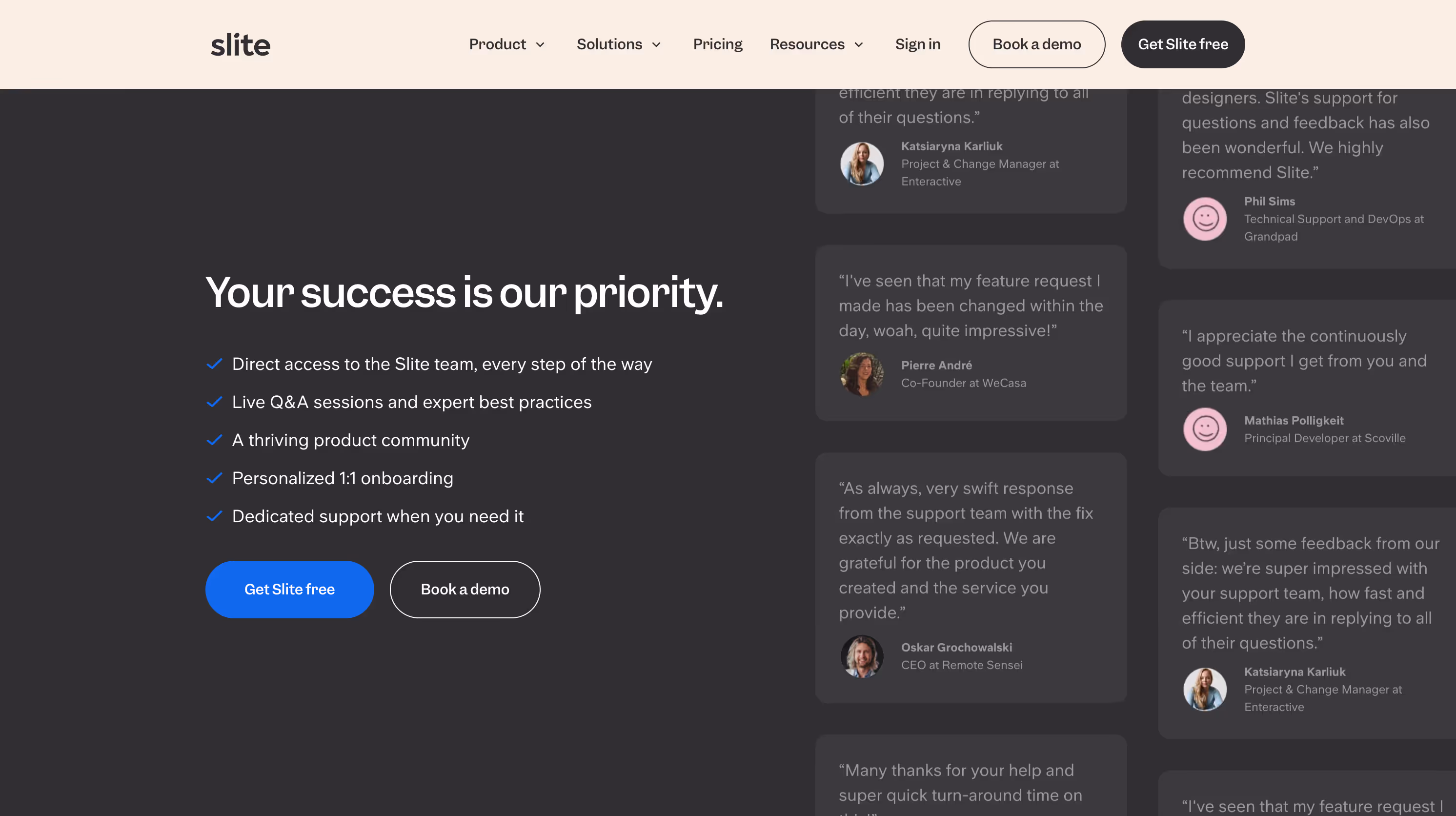 Slite website image 2