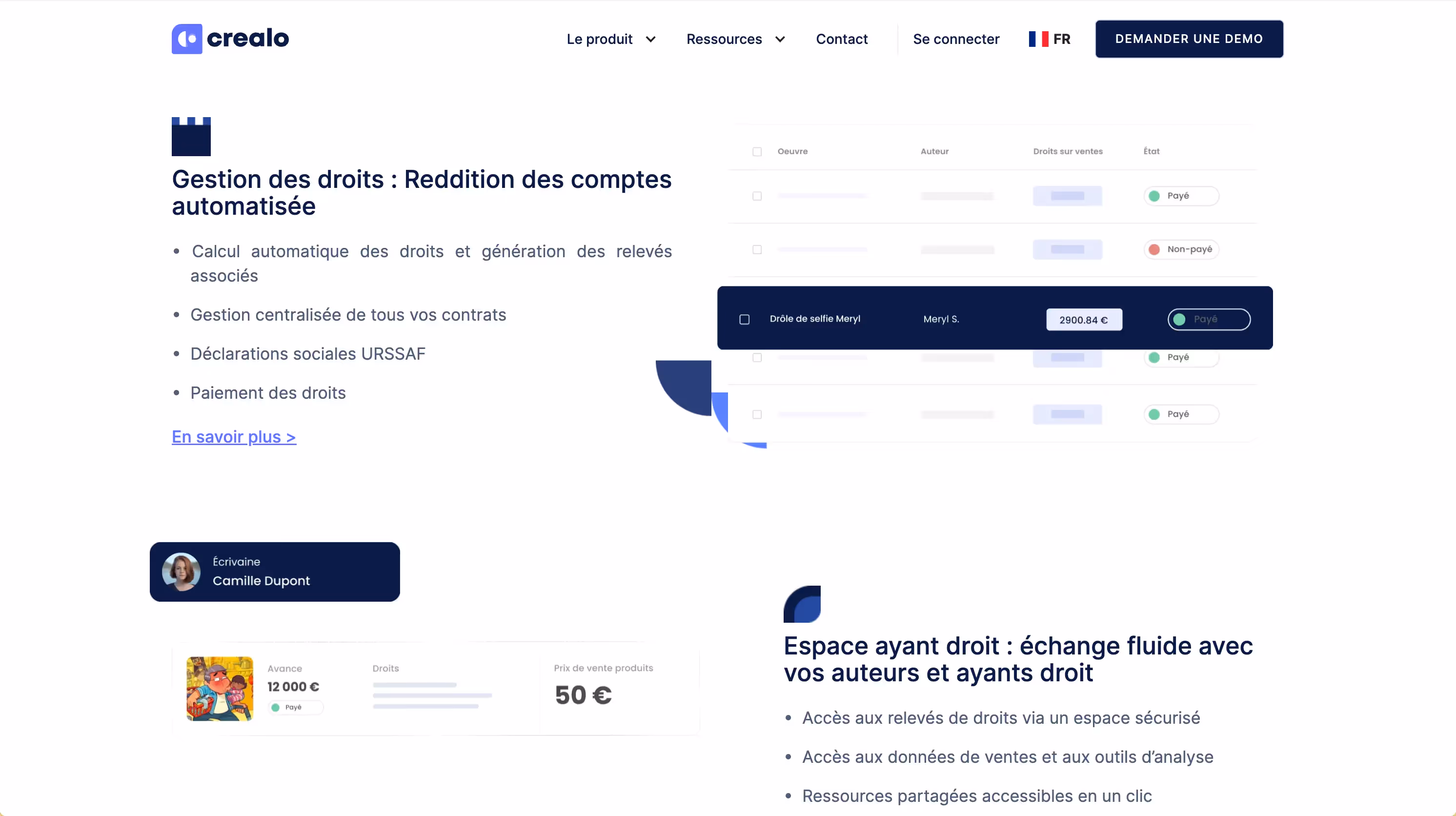 Crealo website image 1