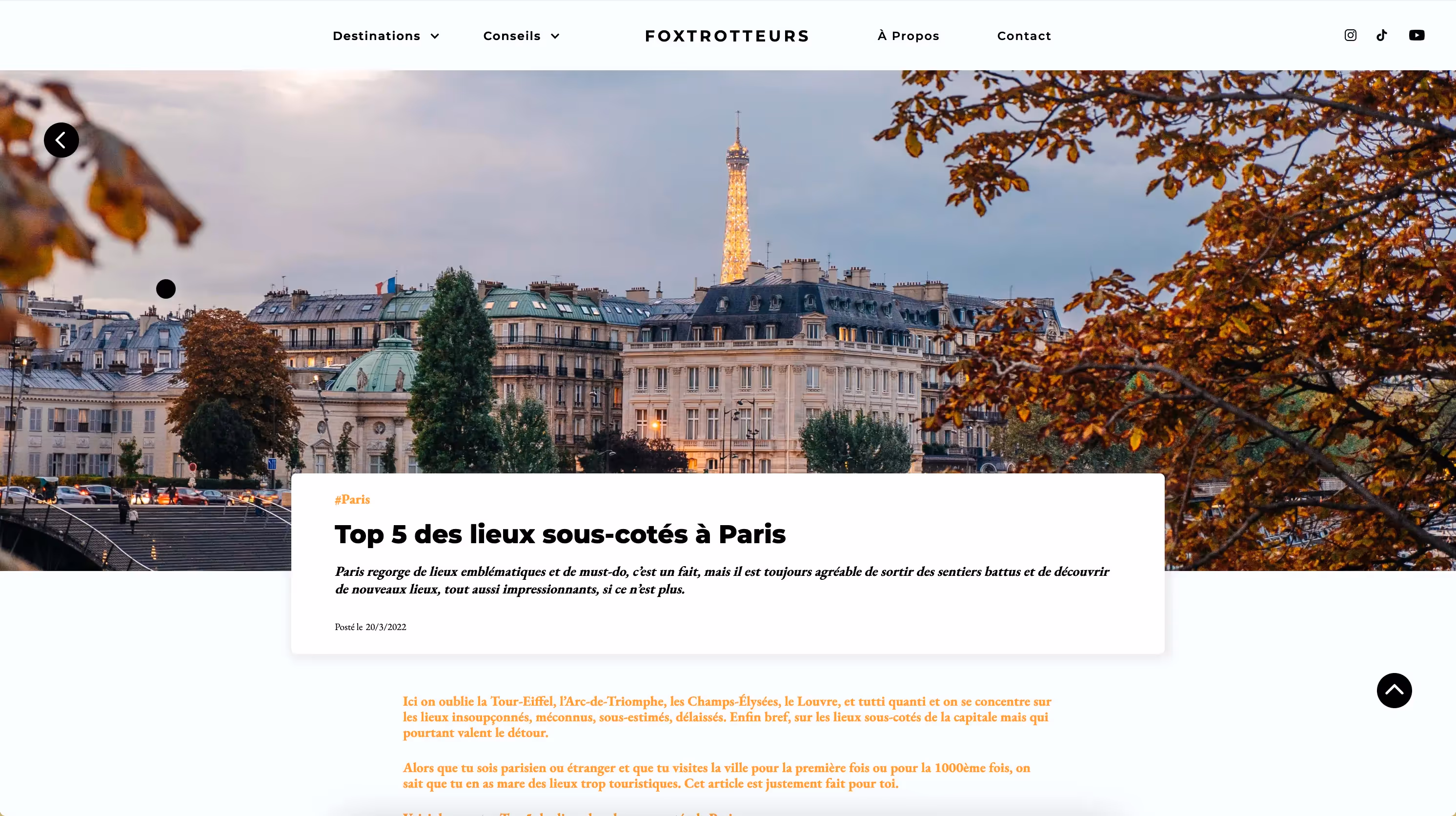 Foxtrotteurs website image 1