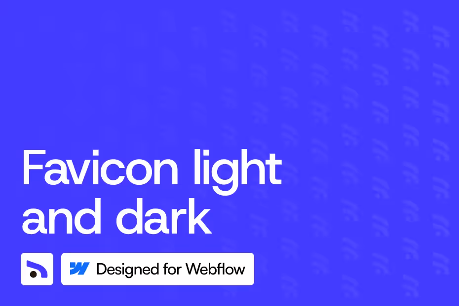 Favicon light and dark in Page