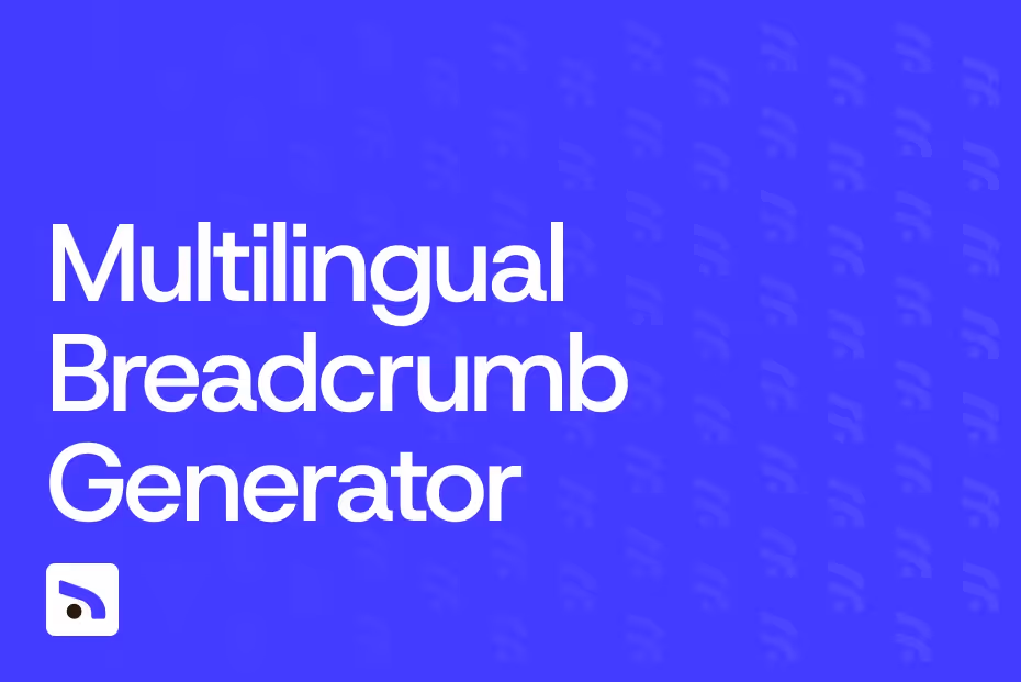 Multilingual Breadcrumb Schema Generator
