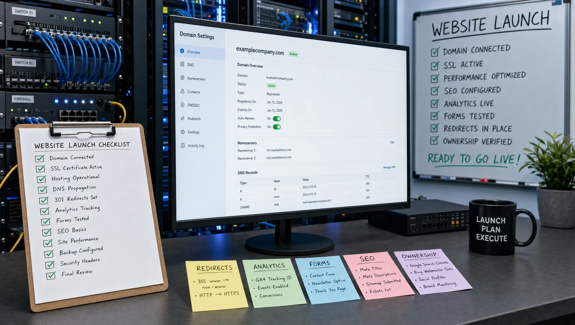 Setting up a website: the checklist before you launch