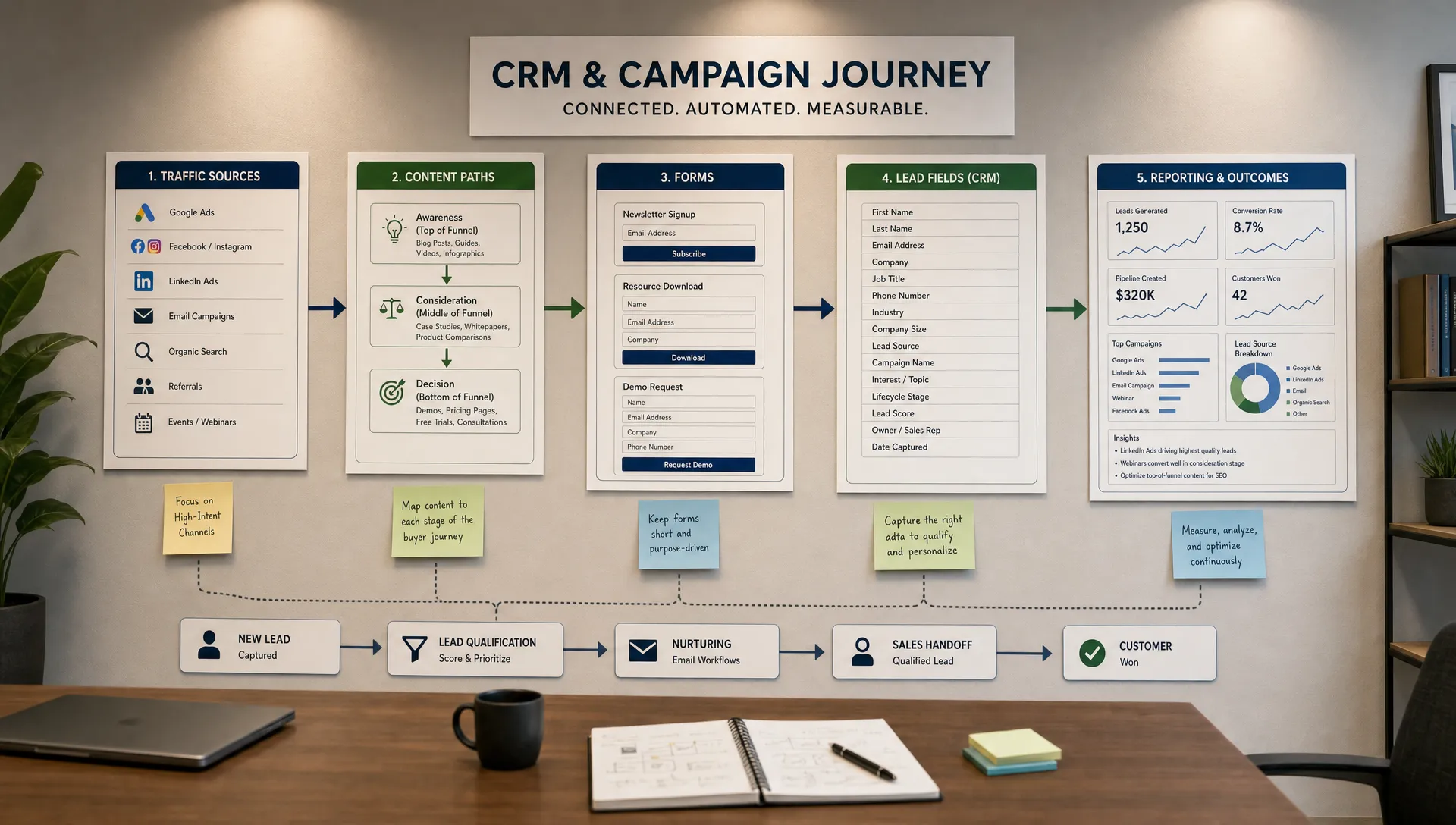 HubSpot web design that connects campaigns, content and CRM