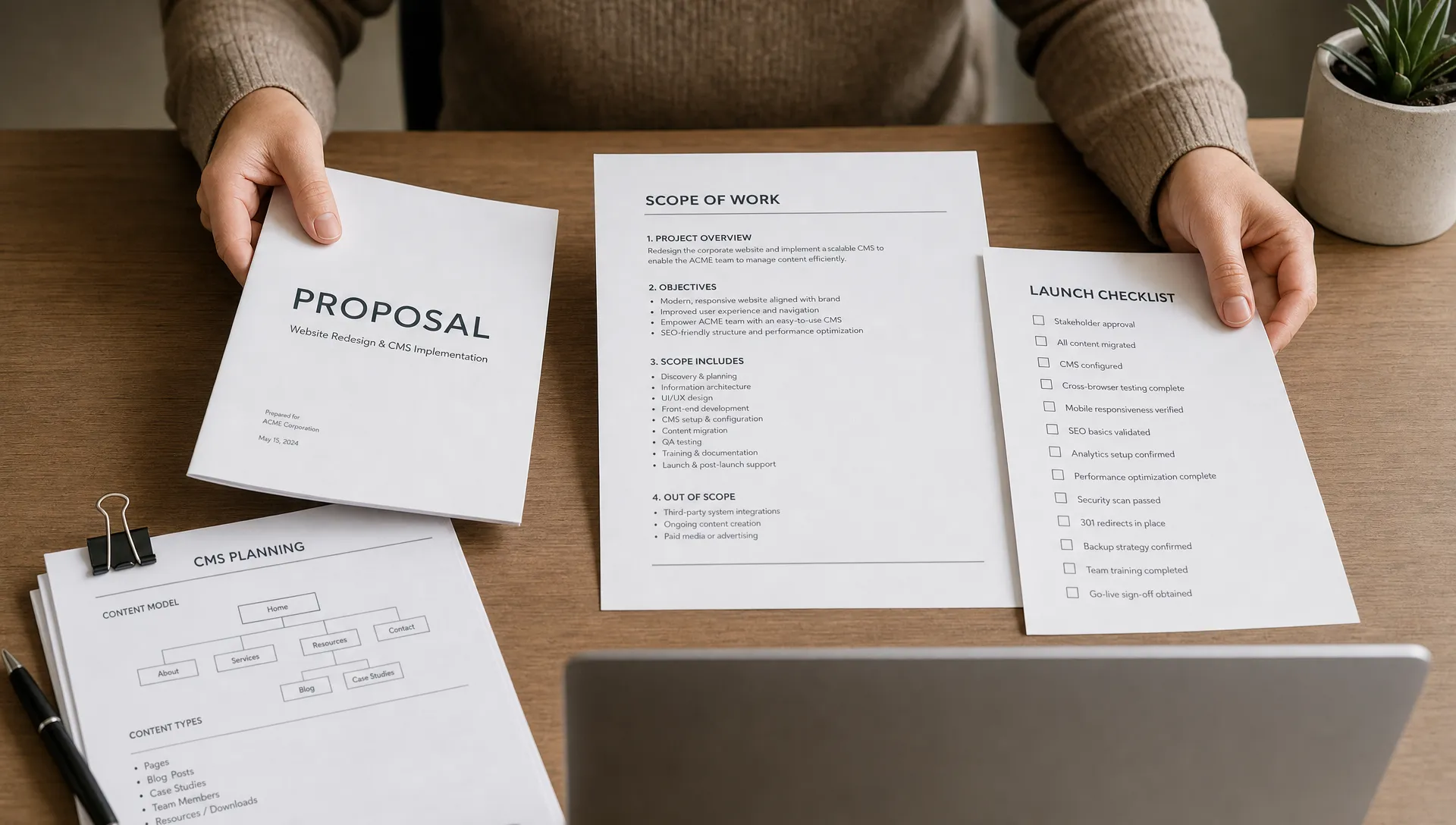 How to evaluate professional website services