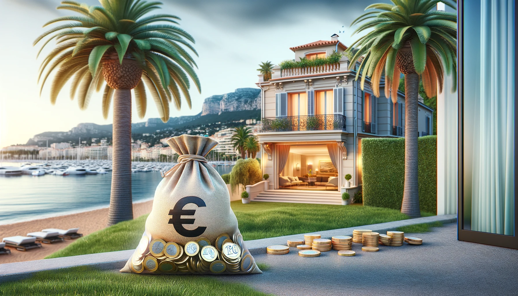 villa de luxe avec vue mer sur la Côte d'Azur