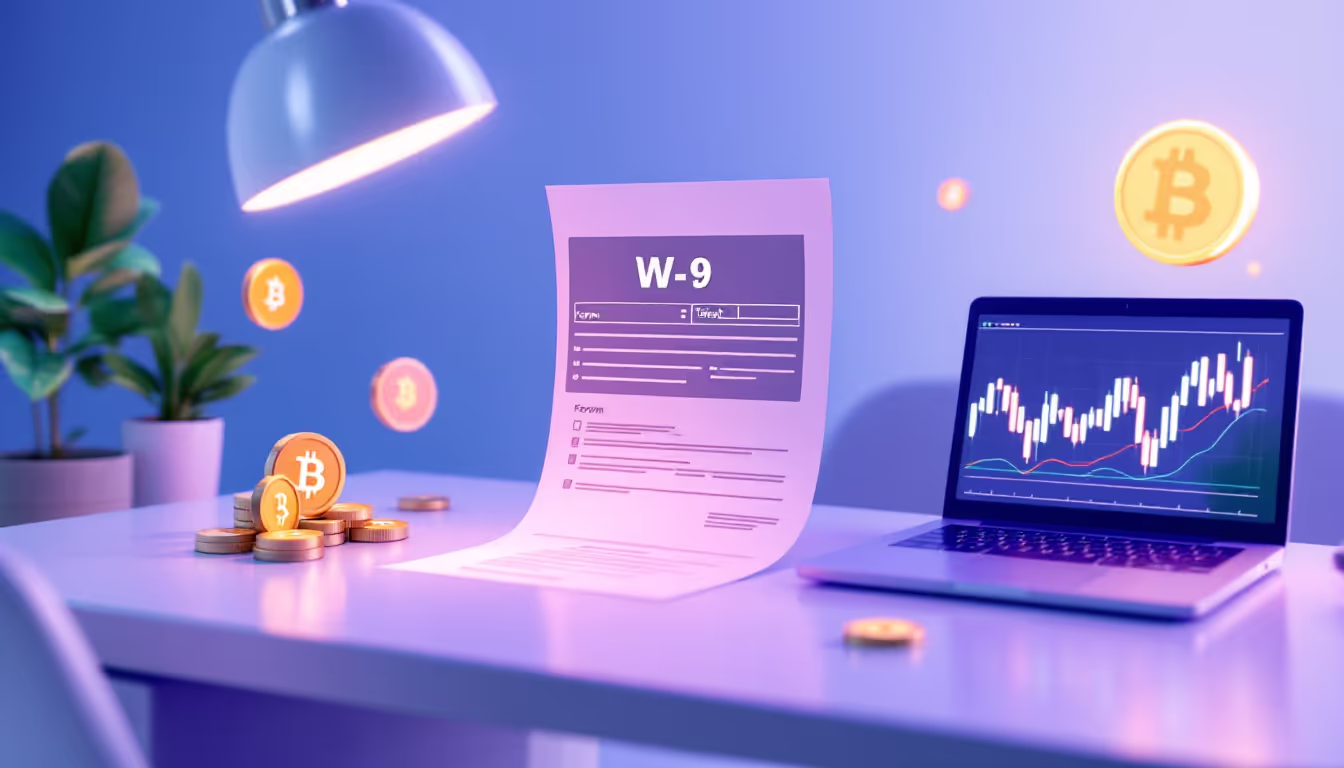 ¿Qué hace el formulario W-9 en Crypto?