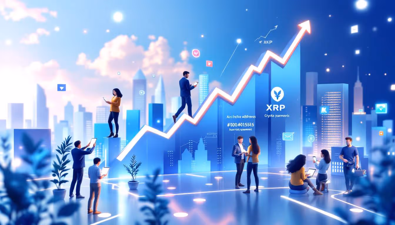 XRP's Active Addresses Rise Even With Price Slump