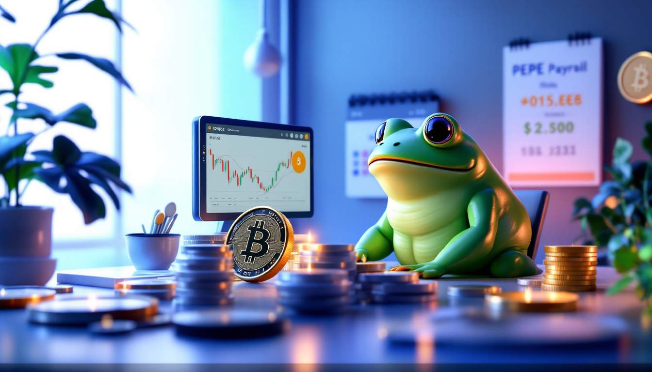 La tendencia alcista de PEPE podría transformar la nómina cripto en fintech. Explora los riesgos y beneficios de usar monedas meme para pagos salariales en startups.