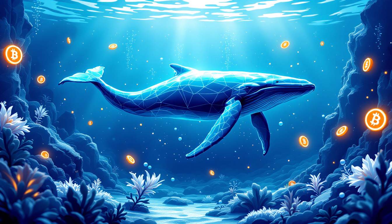 Movimientos de ballenas en criptomonedas