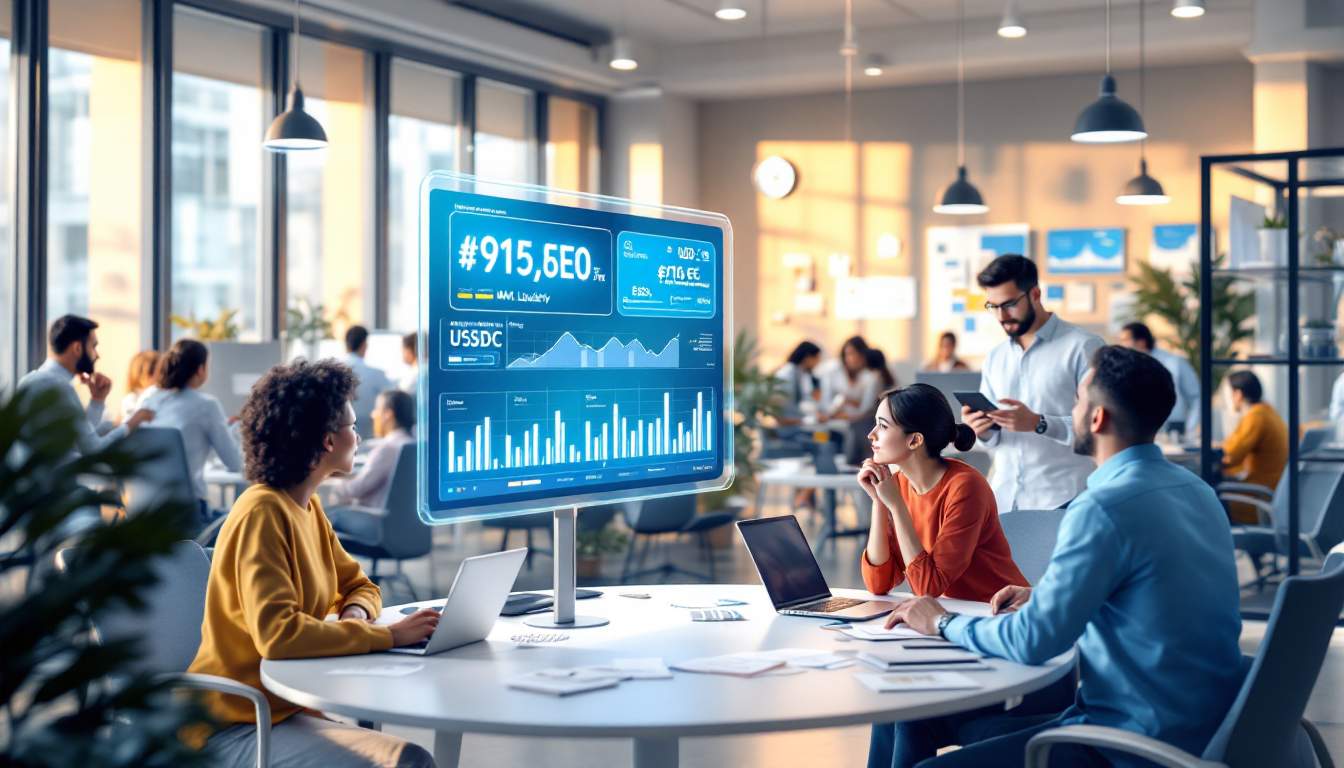 ¿Cómo está afectando la acuñación de USDC a los salarios de las empresas?