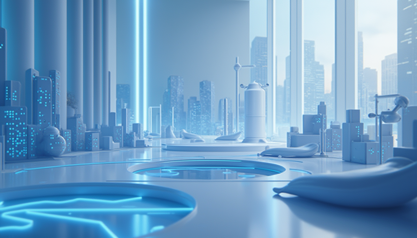 A 3D realistic illustration depicting the Bank of Japan's ETF divestment's impact on global markets.