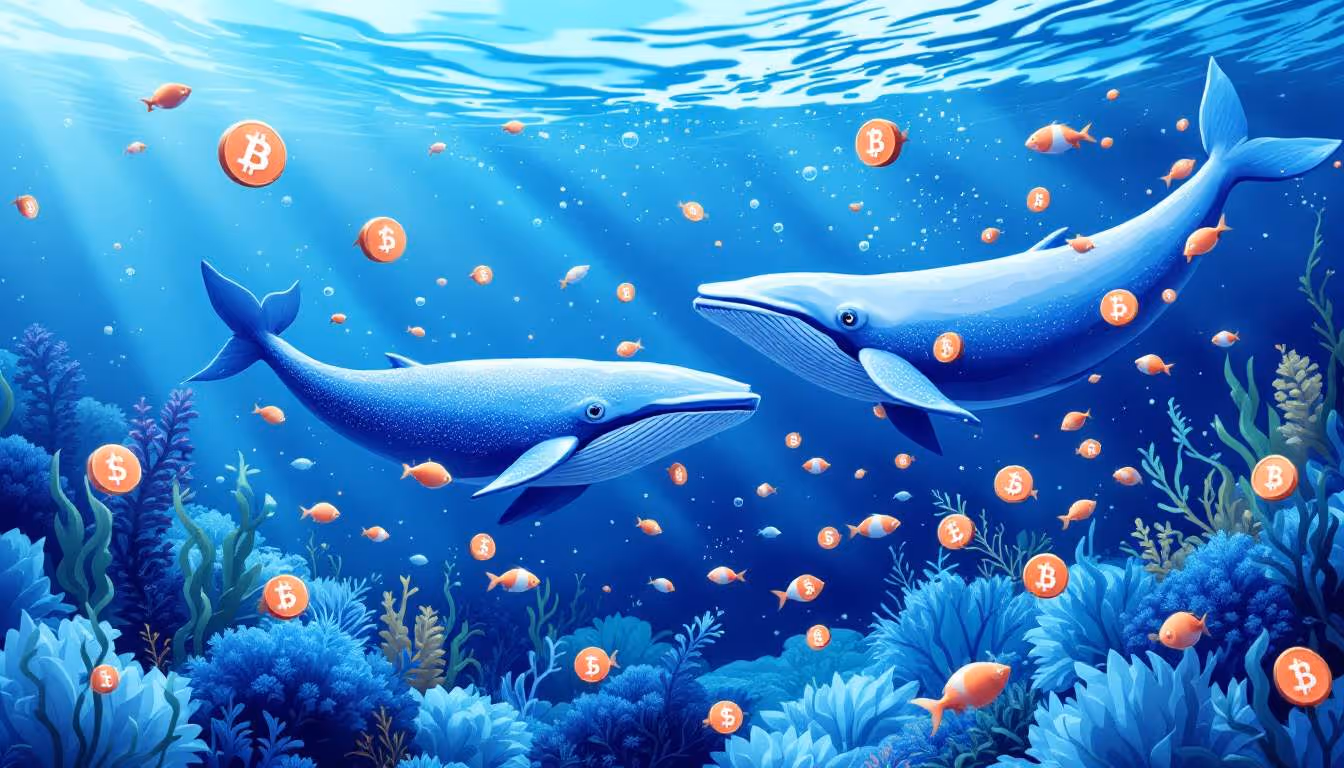 El efecto de la actividad de las ballenas en los precios de las criptomonedas