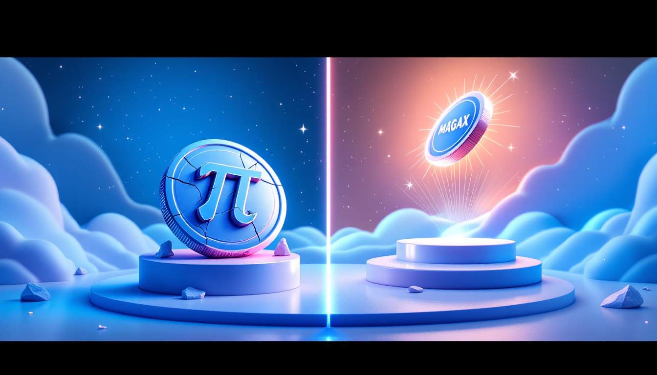 Una historia de dos tokens: Lecciones de la caída de Pi Coin y el ascenso de MAGAX