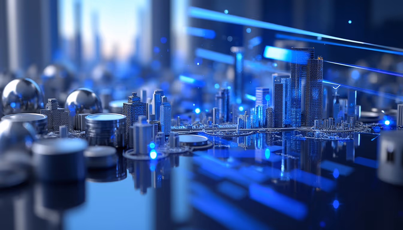 A 3D illustration showing a Bitcoin mining security breach, symbolizing cybercrime vulnerabilities.