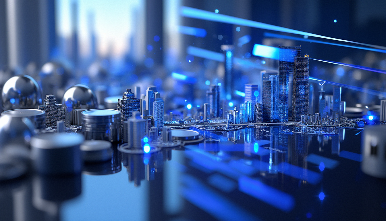 A 3D illustration showing a Bitcoin mining security breach, symbolizing cybercrime vulnerabilities.