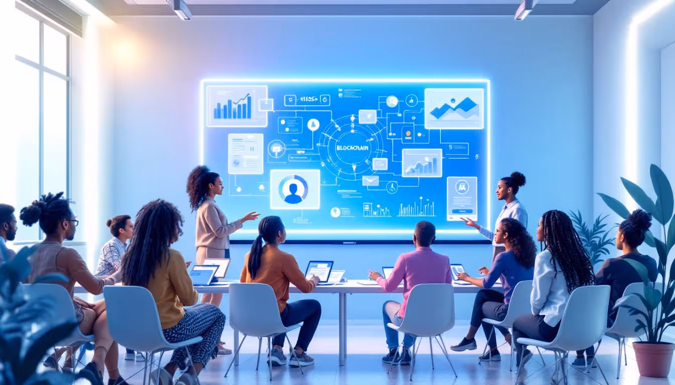 ¿Qué barreras existen para grupos marginados en la educación blockchain?