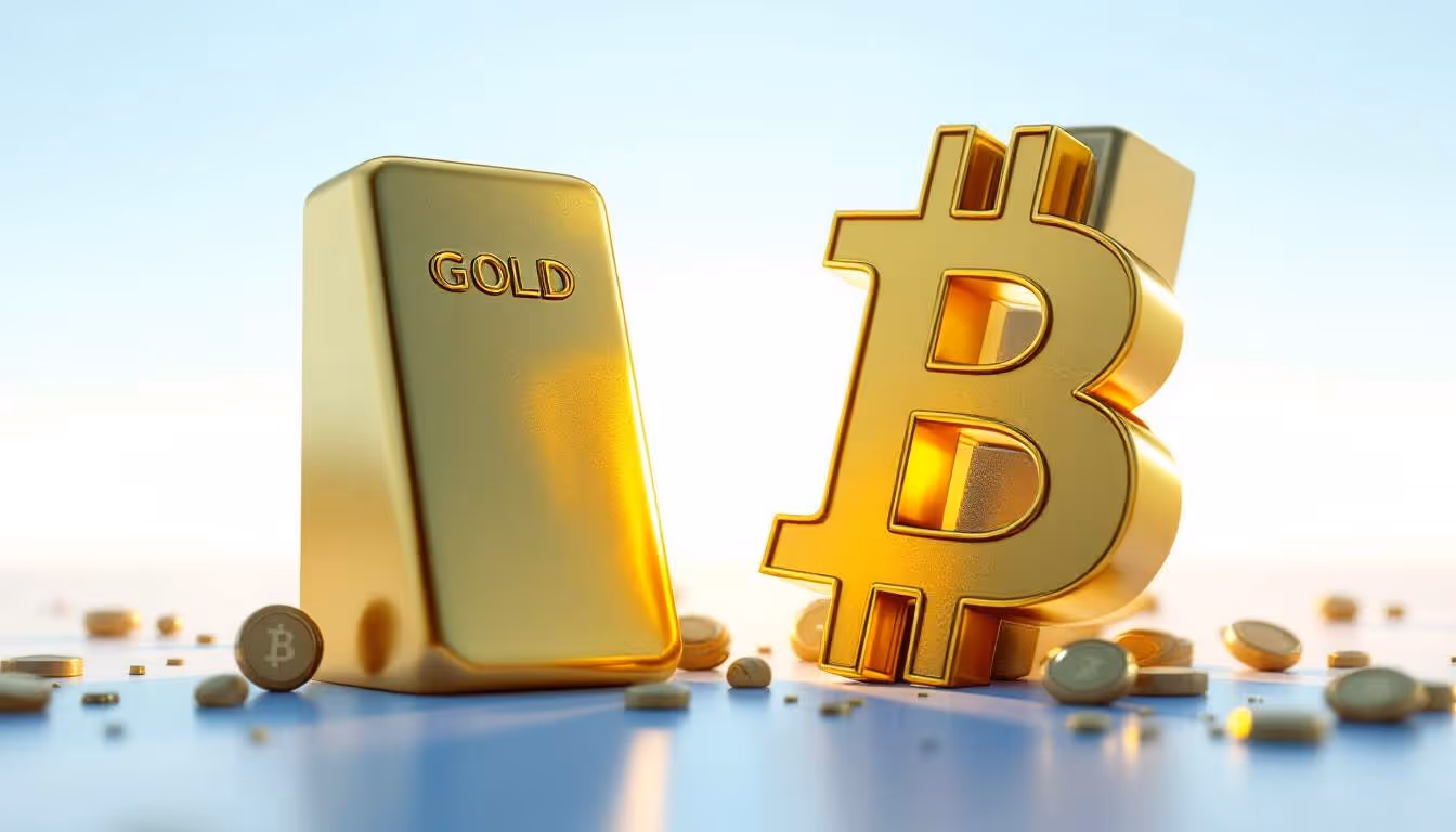 ¿Cuál es el estado actual del oro y Bitcoin en el mercado?